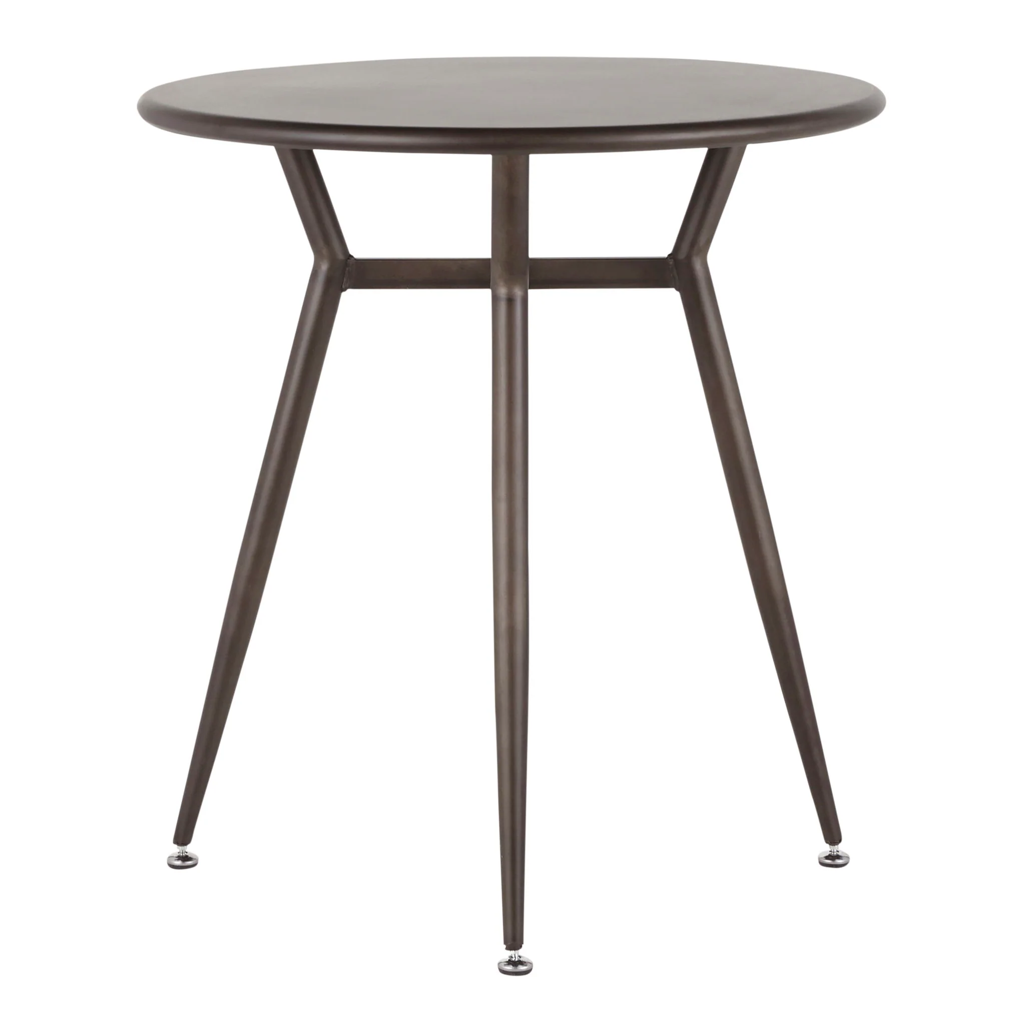 Clara - Industrial Round Dinette Table - Antique - Image 3