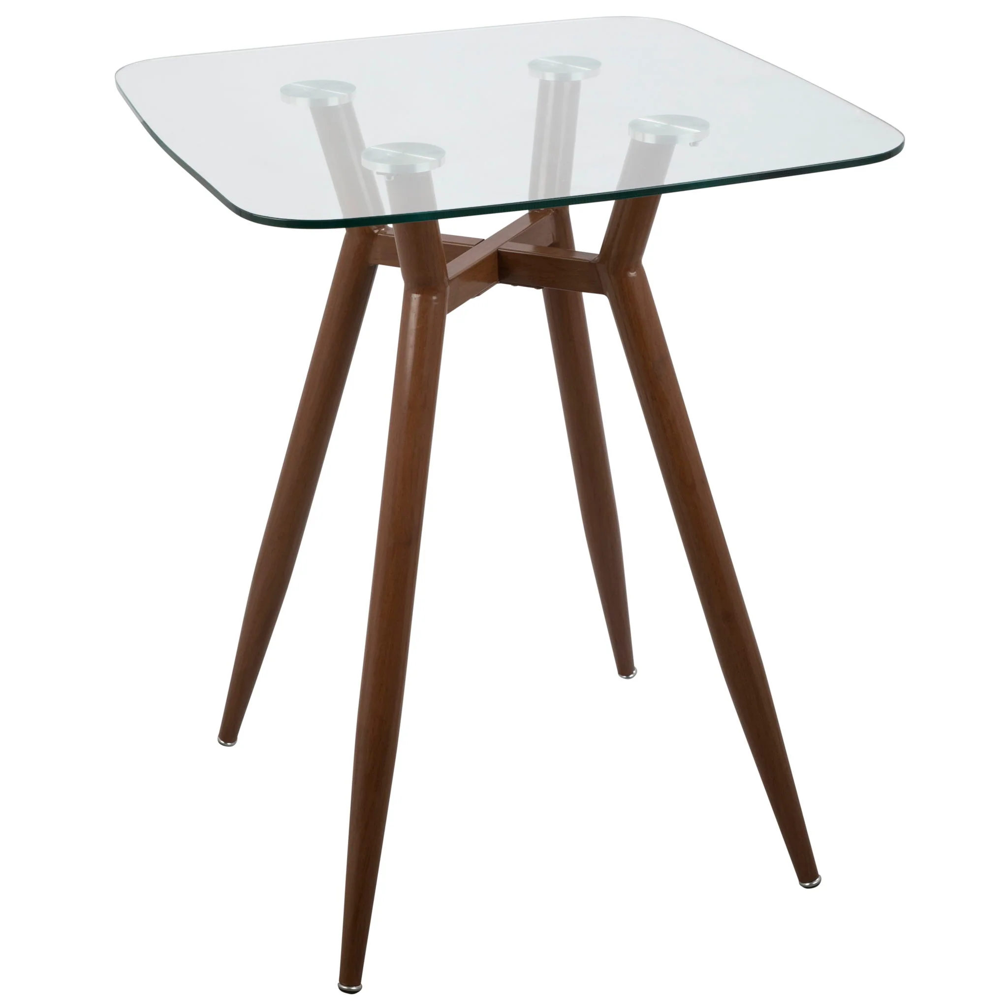 Clara - Mid Century Modern Square Table - Image 2