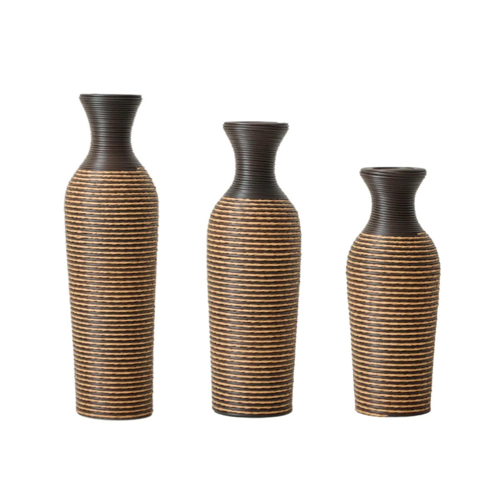 Classic And Neat Floor Vase, High Independent Flower Stand (Set of 3) - Image 2