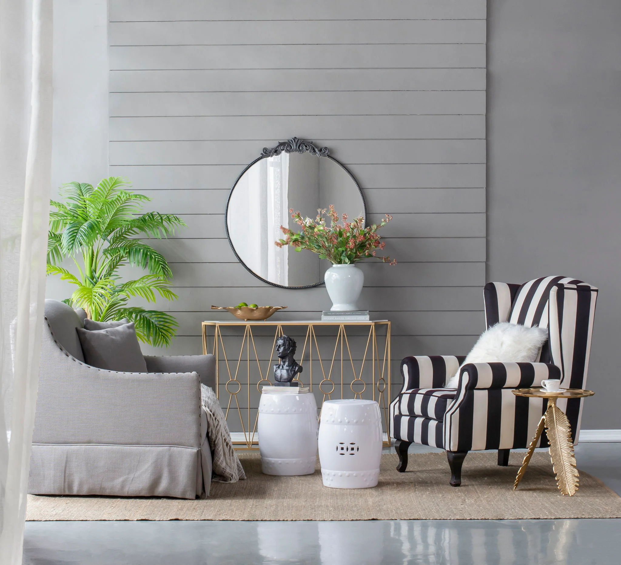 Classic Design Mirror With Baroque Inspired Frame For Bathroom, Entryway Console Lean Against Wall - Image 11