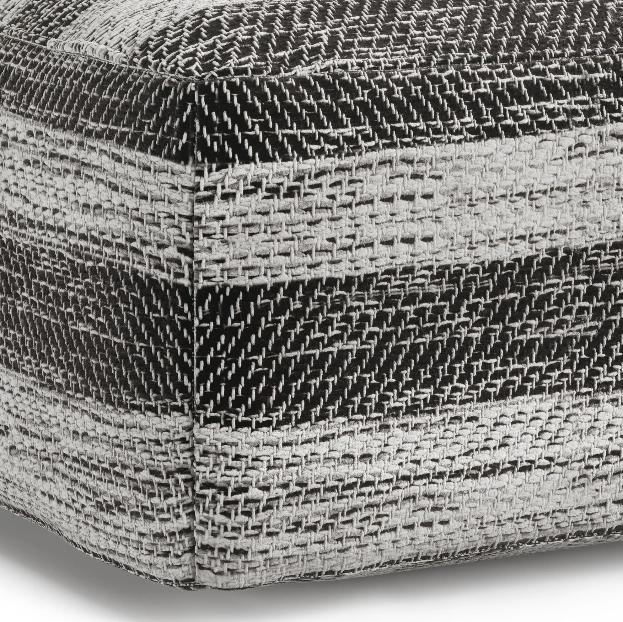 Clay - Square Pouf, Upholstered - Image 12