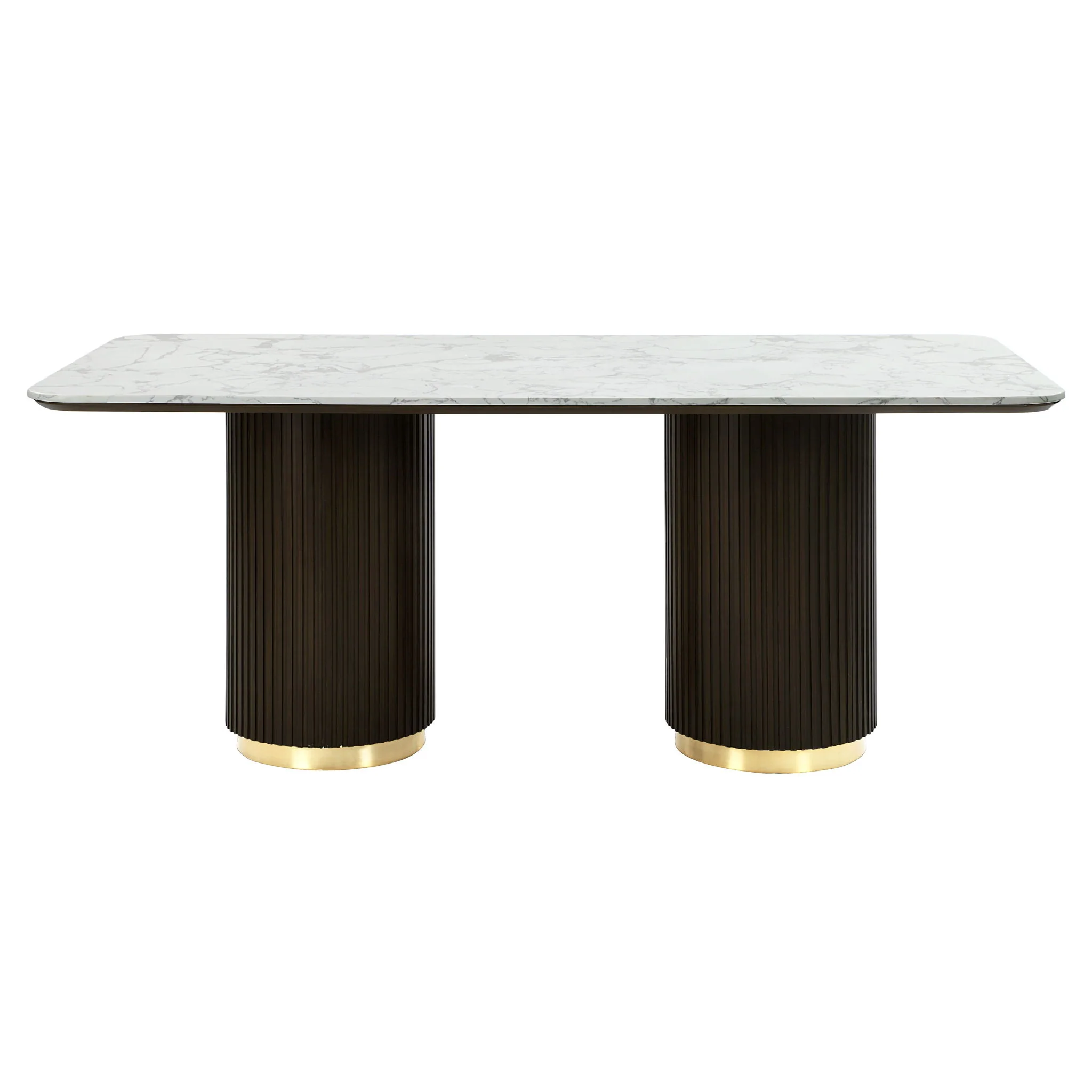 Clayten - Engineered Marble Top Dining Table - Marble - Image 4