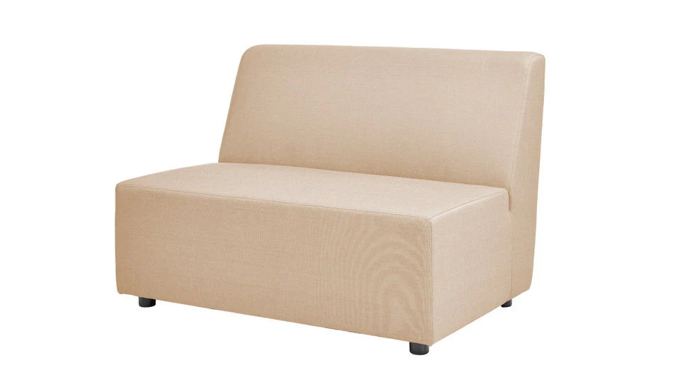 Cleo - Modular Upholstered Deep Seating Patio Armless Loveseat - Image 4