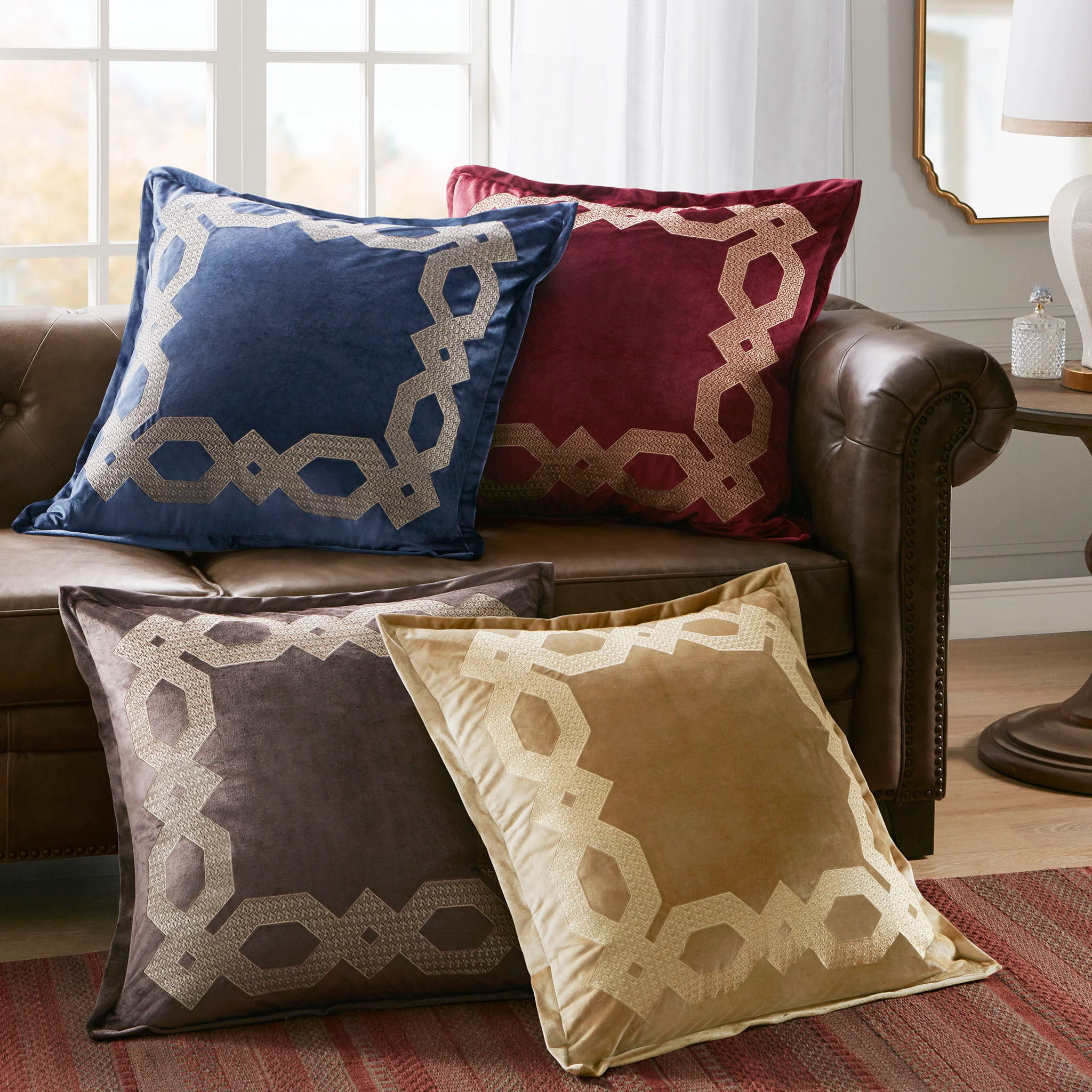 Clermont - European Pillow Sham - Gold - Image 4