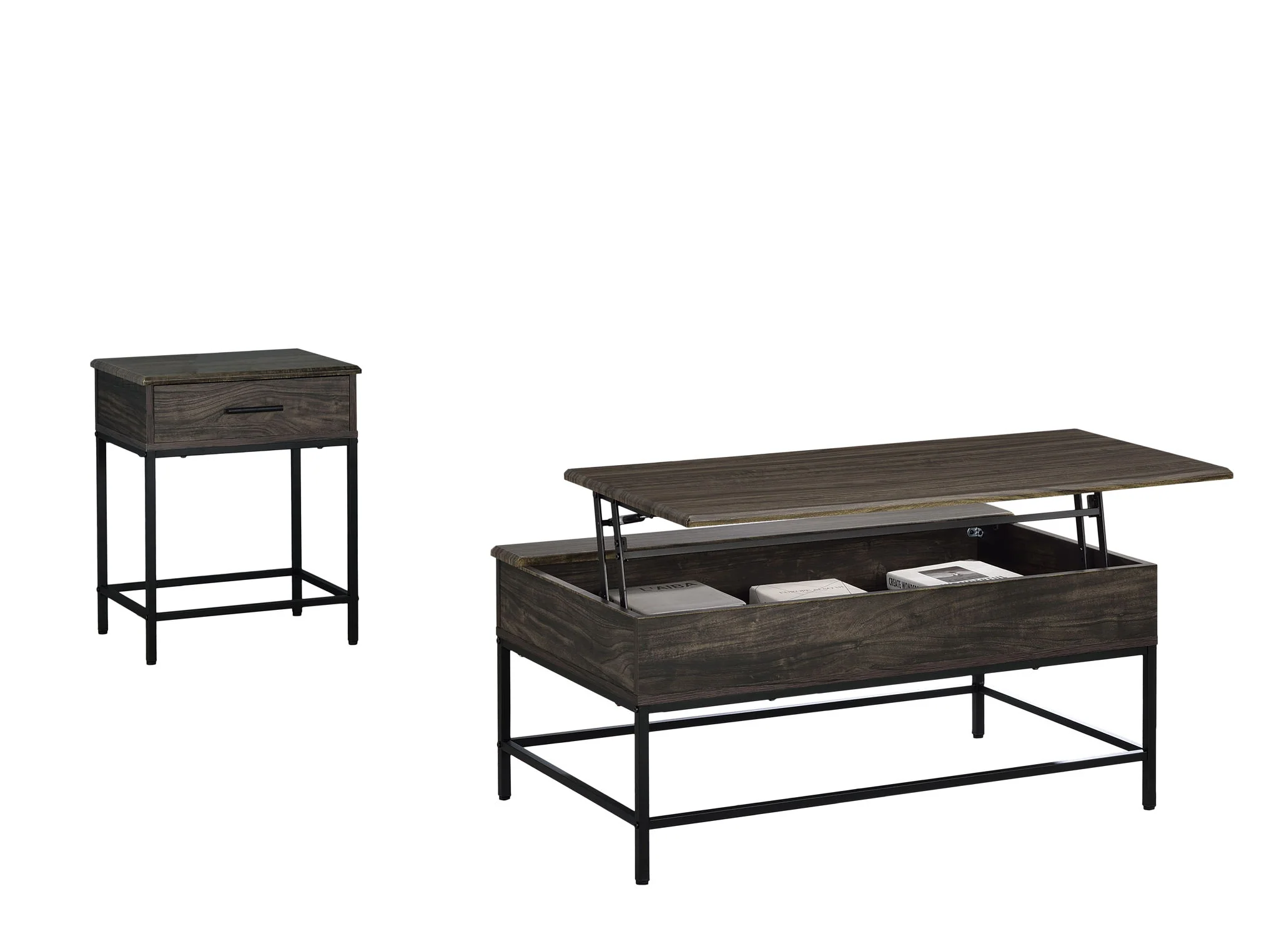 Cliff - Lift Top Coffee And End Table - Image 7