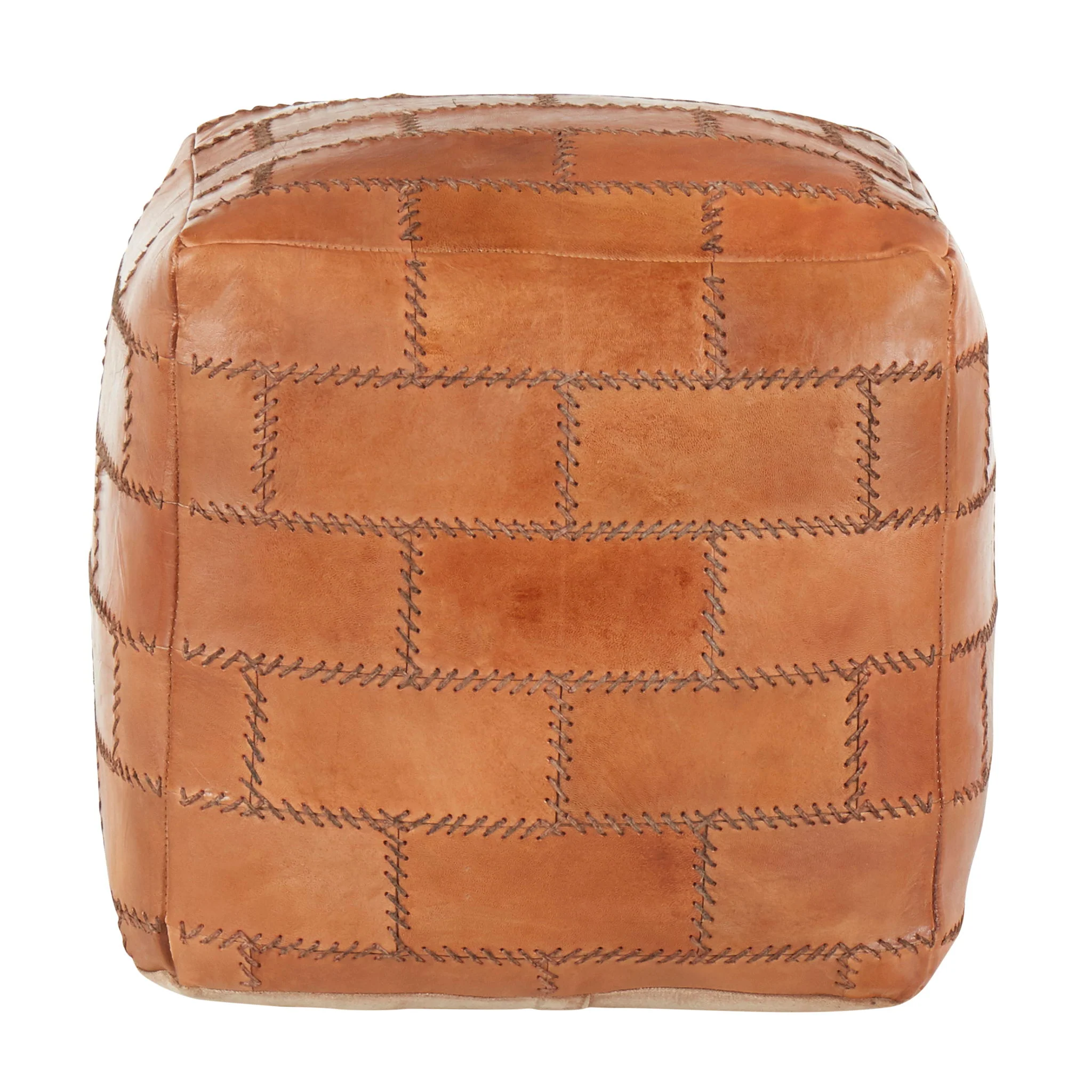 Cobbler - Industrial Pouf - Brown - Image 3