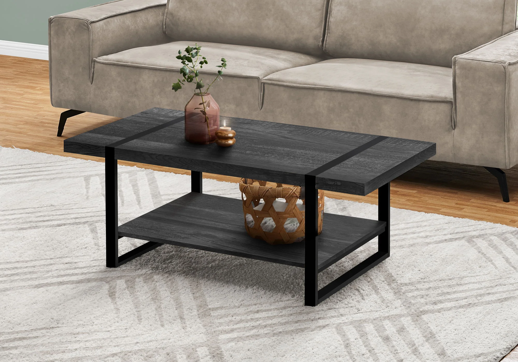 Coffee Table, Accent, Cocktail, Rectangular, Living Room, Contemporary, Modern - Image 6