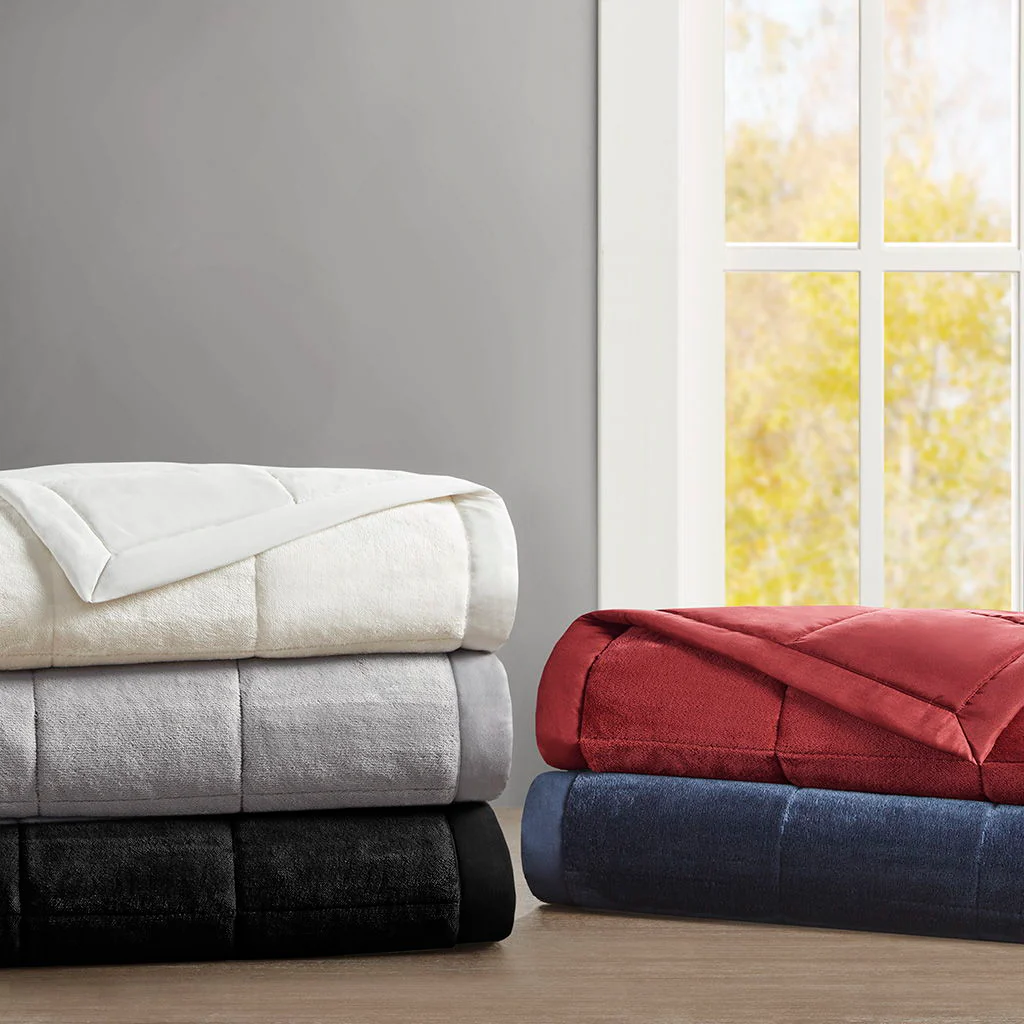 Coleman - Reversible HeiQ Smart Temperature Down Alternative Blanket - Red - Image 3