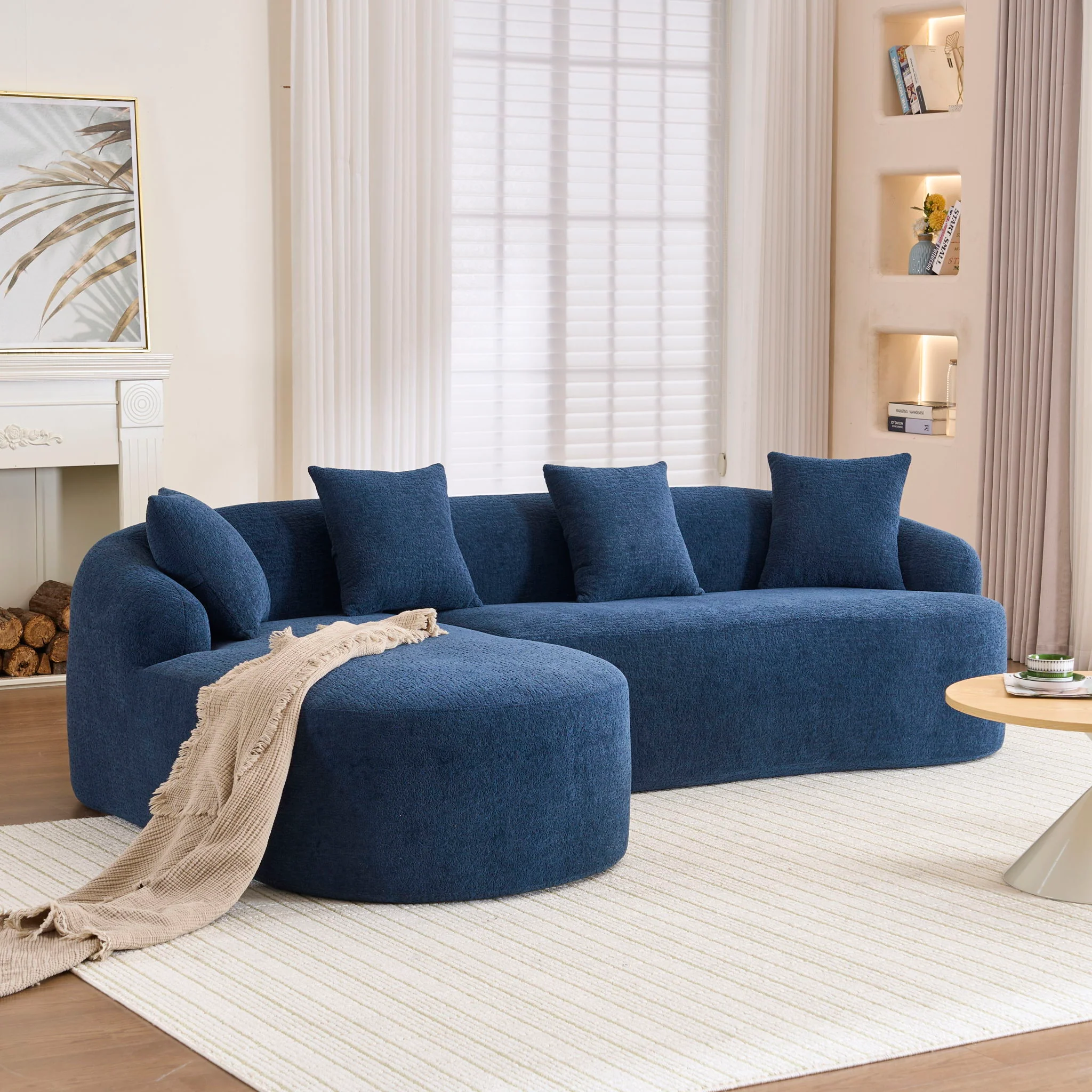 Combined Sofa With 4 Pillows - Image 7