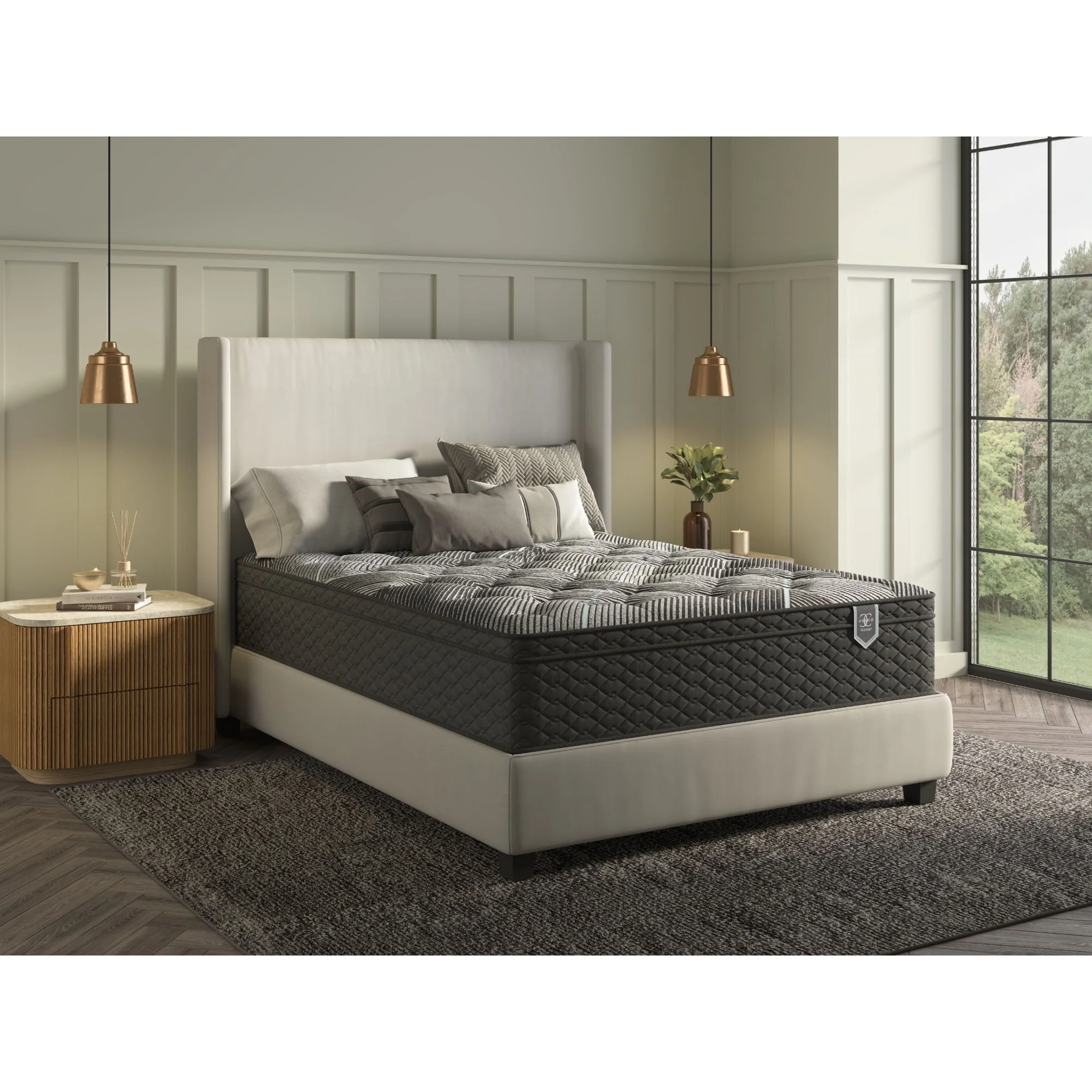 Comfort Care - Hybrid Restful Nights Firm Mattress, 12 Piece Comfort Bedding Pack - Image 2