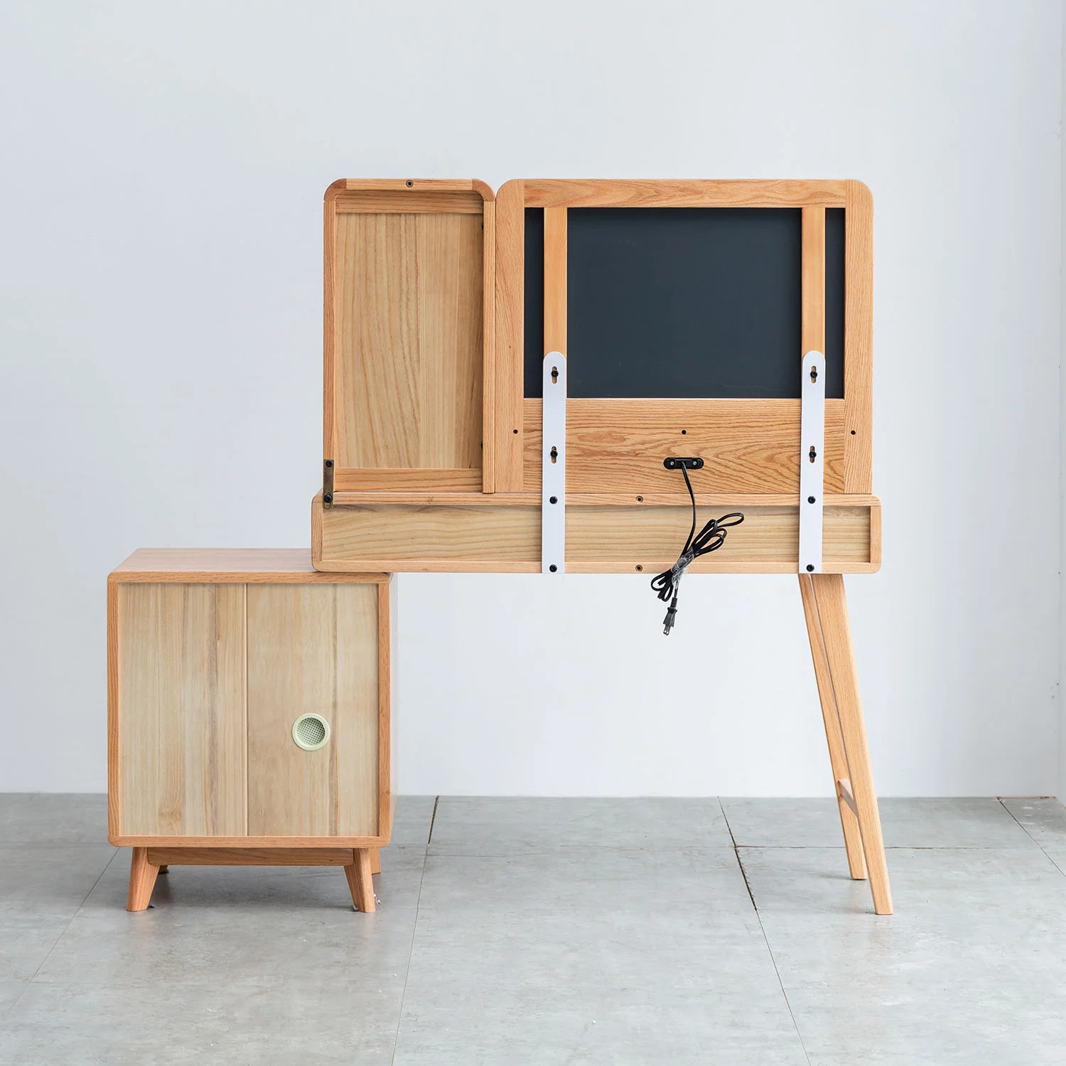Compact Table Dresser, Accessories Storage Width Drawer - Natural - Image 3