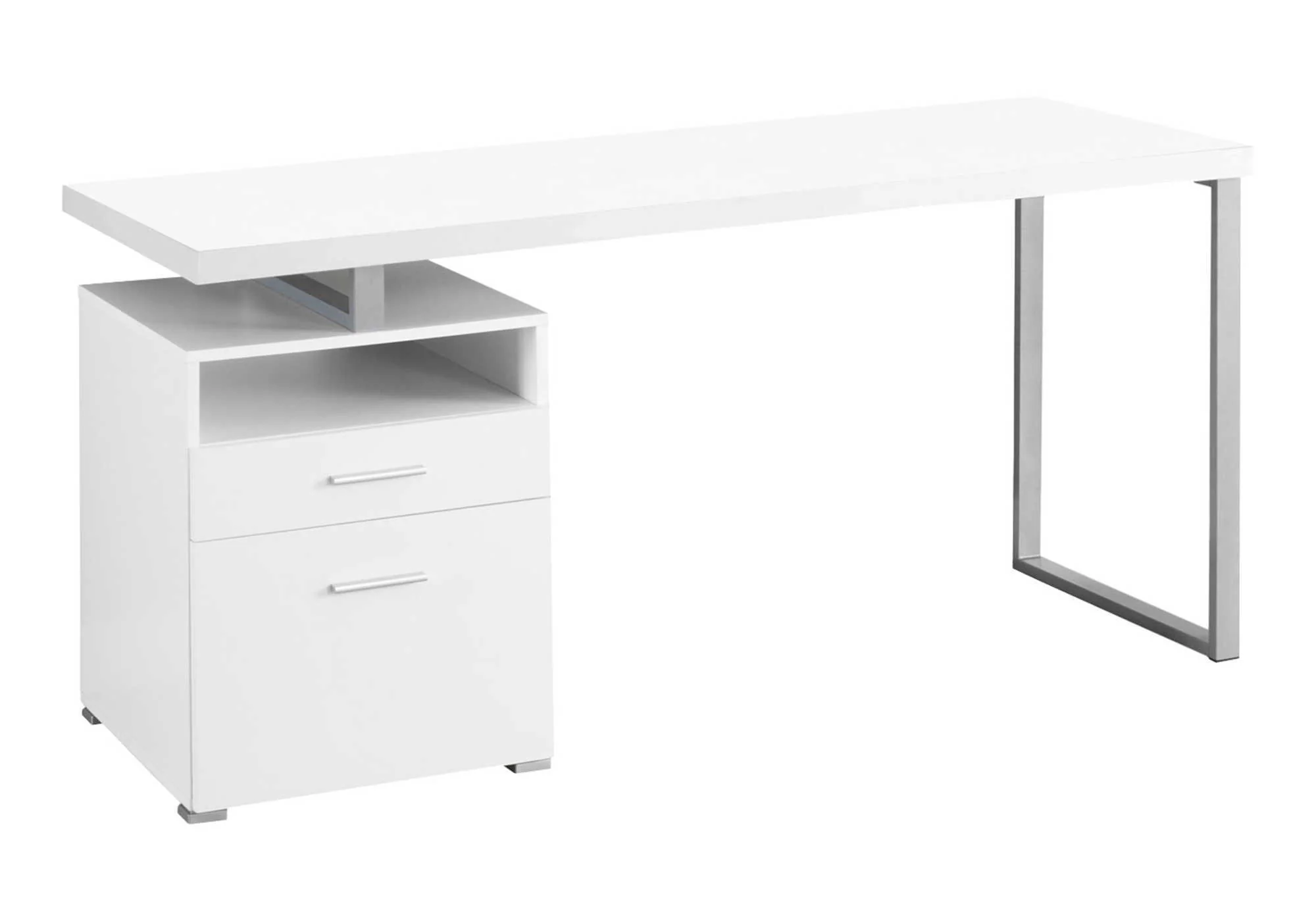 Computer Desk For Home Office, Laptop, Left Right Set - Up, Storage Drawers, Contemporary & Modern - Image 2