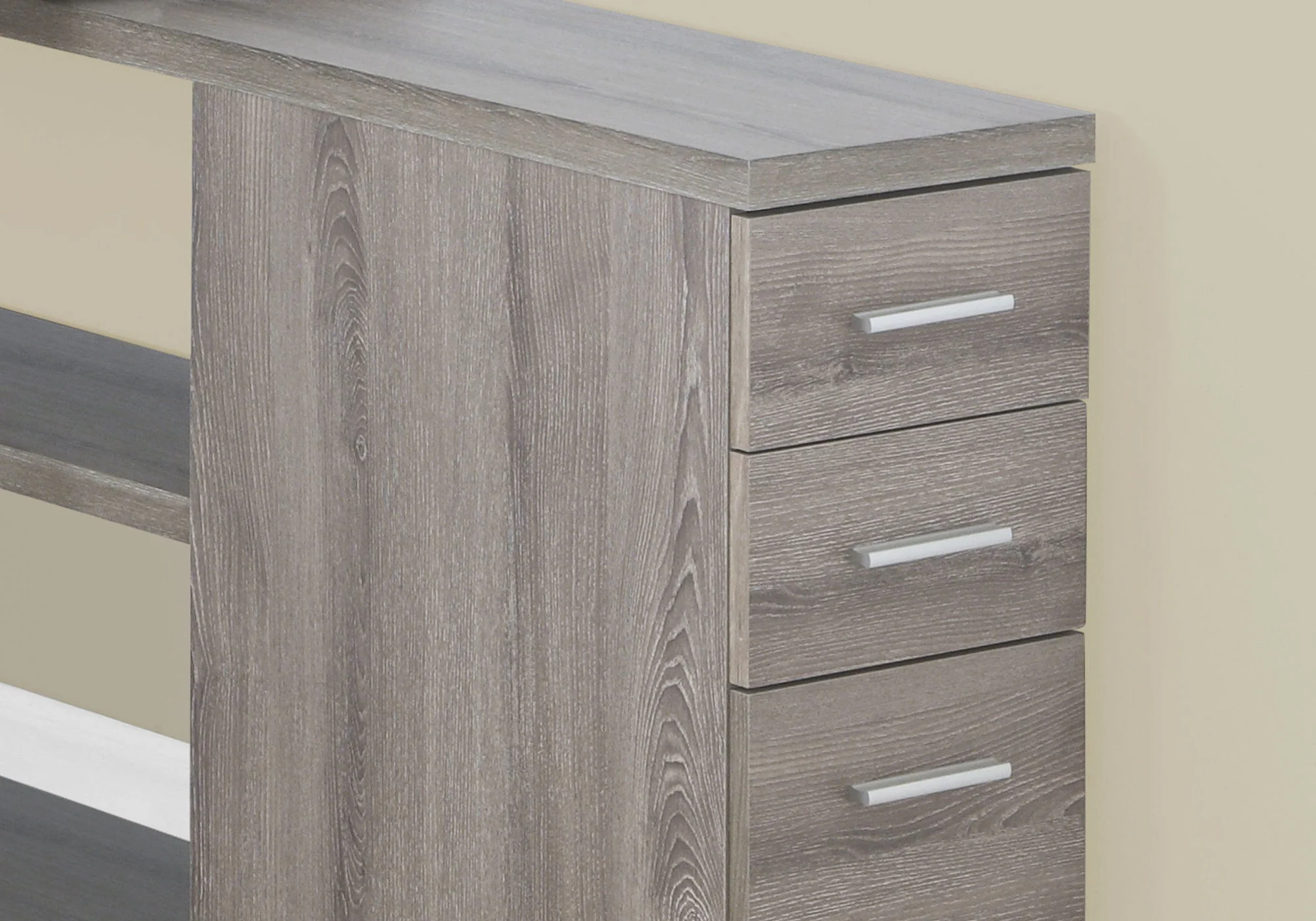 Computer Desk, Home Office, Corner, Left, Right Set - Up, Storage Drawers, L Shape, Laptop, And Contemporary & Modern - Image 6