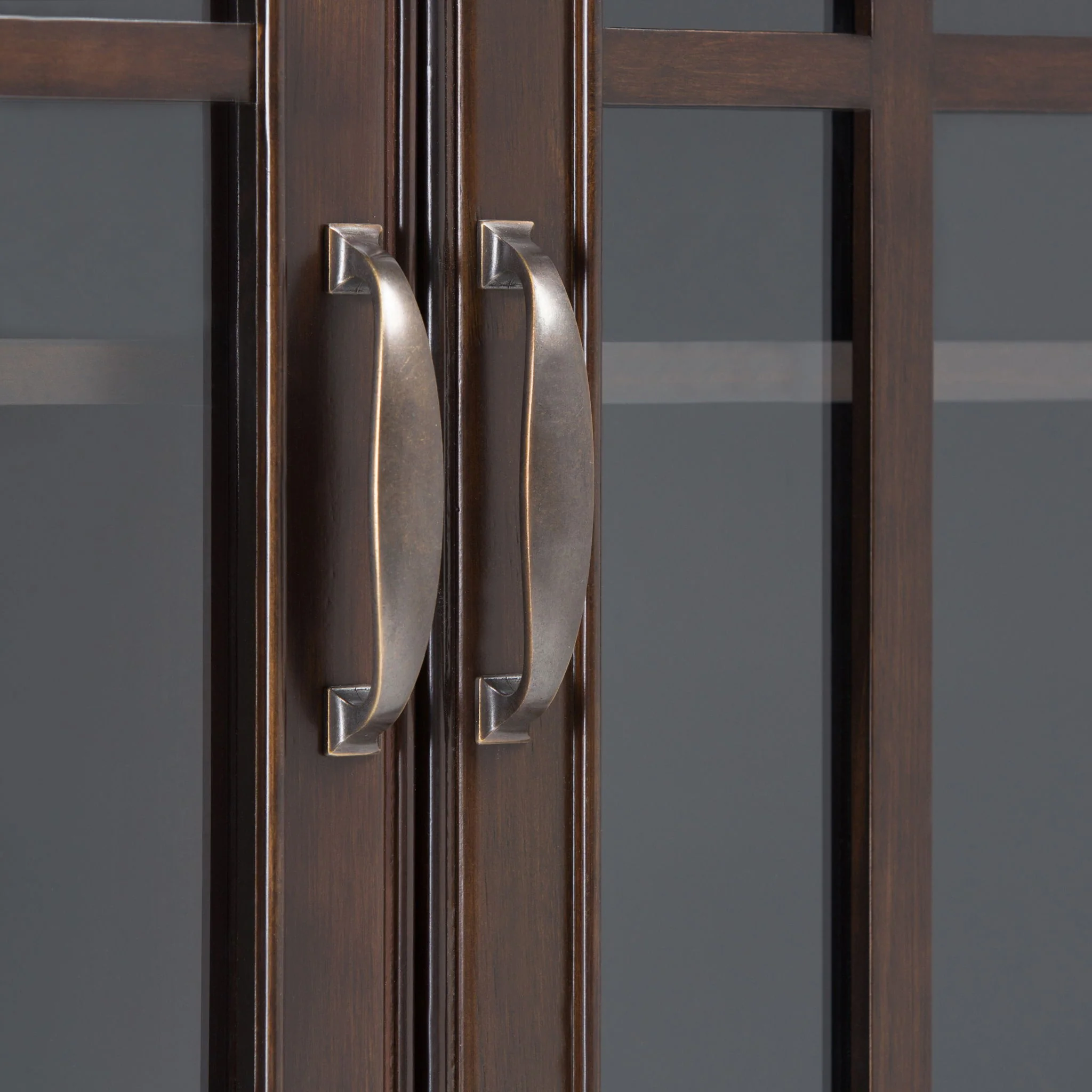 Connaught - Tall Storage Cabinet - Dark Chestnut Brown - Image 2