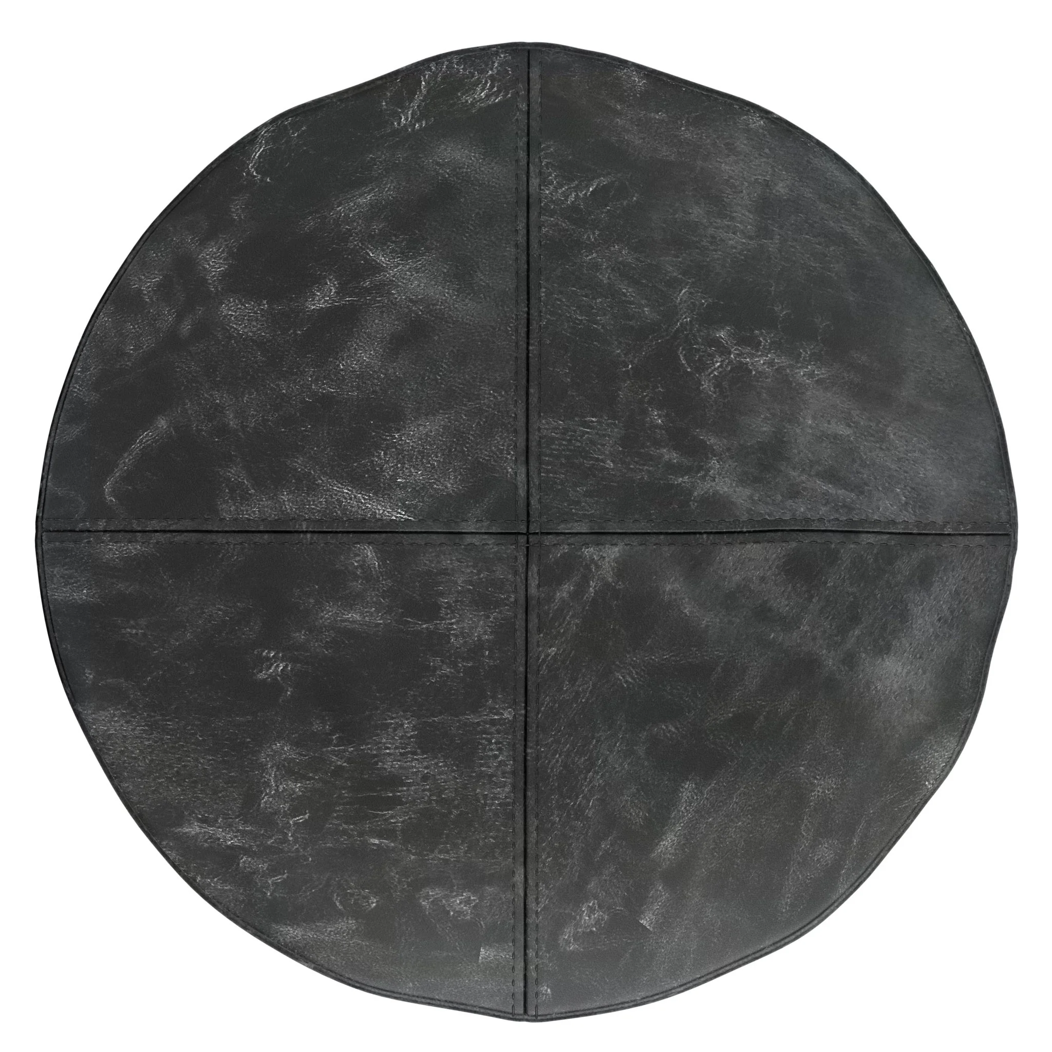 Connor - Handcrafted Round Pouf - Image 7