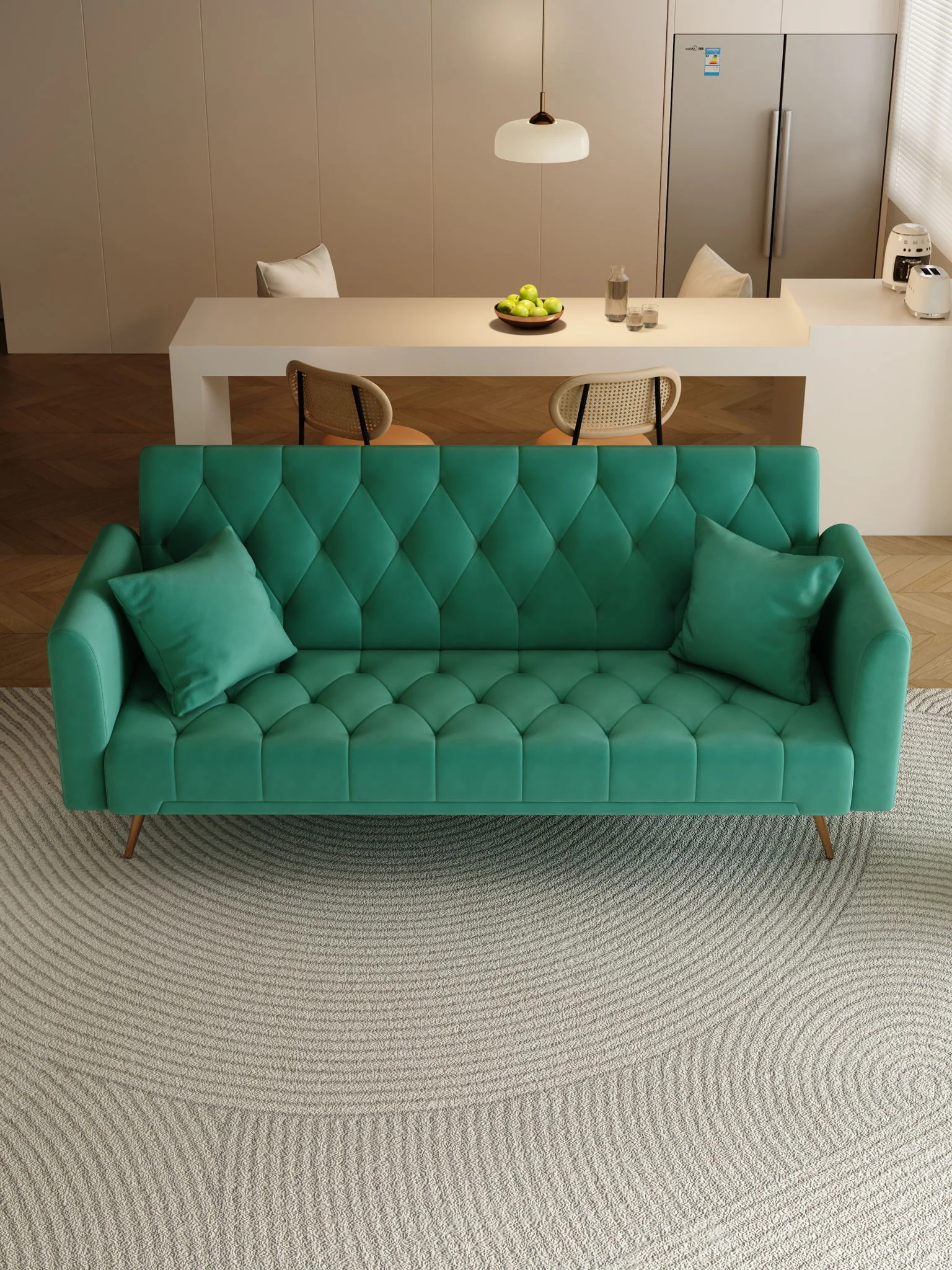 Convertible Double Folding Living Room Sofa Bed - Image 4
