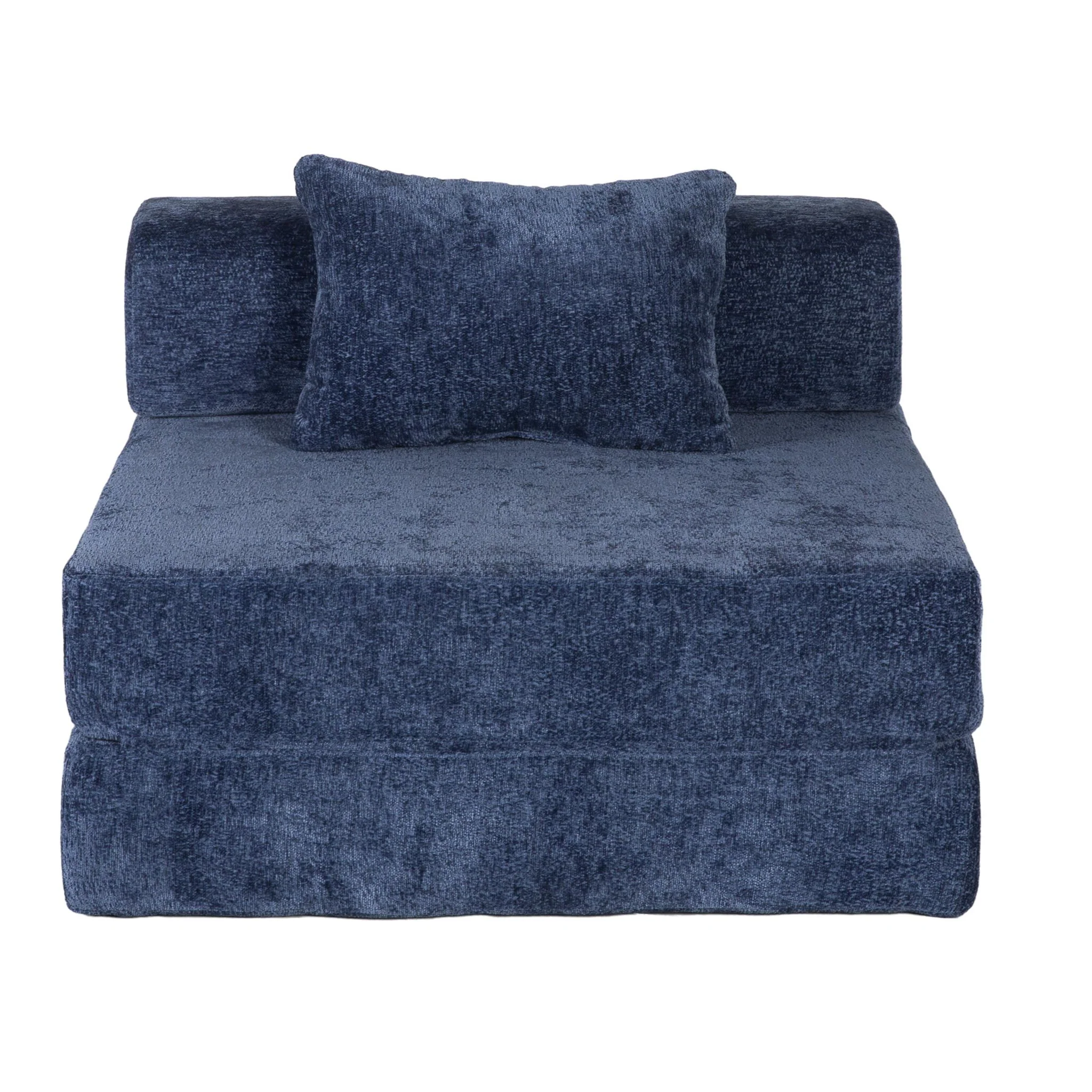 Convertible Floor Sofa Bed With Fixed Shape Frame For Living Room - Image 4