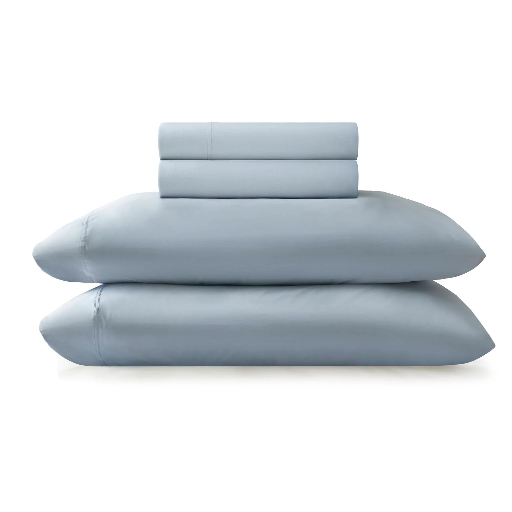 Cooling - Queen Stretch Jersey Sheet Set - Blue - Image 2