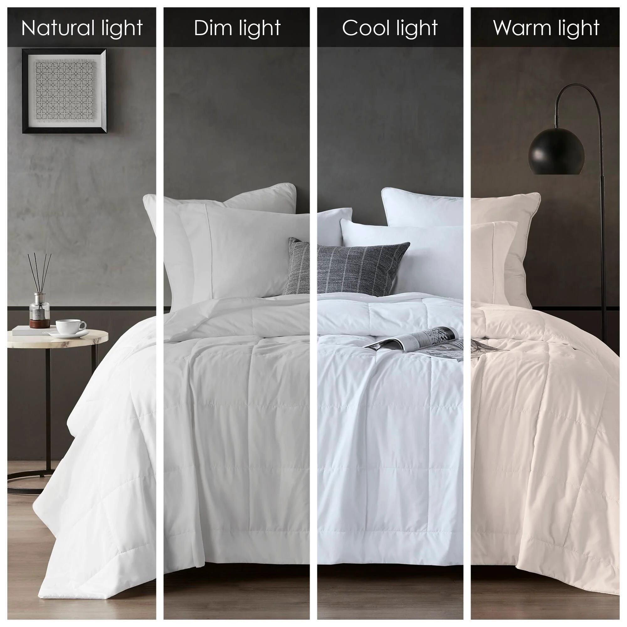 Cooling Touch - Down Alternative Blanket - White - Image 2