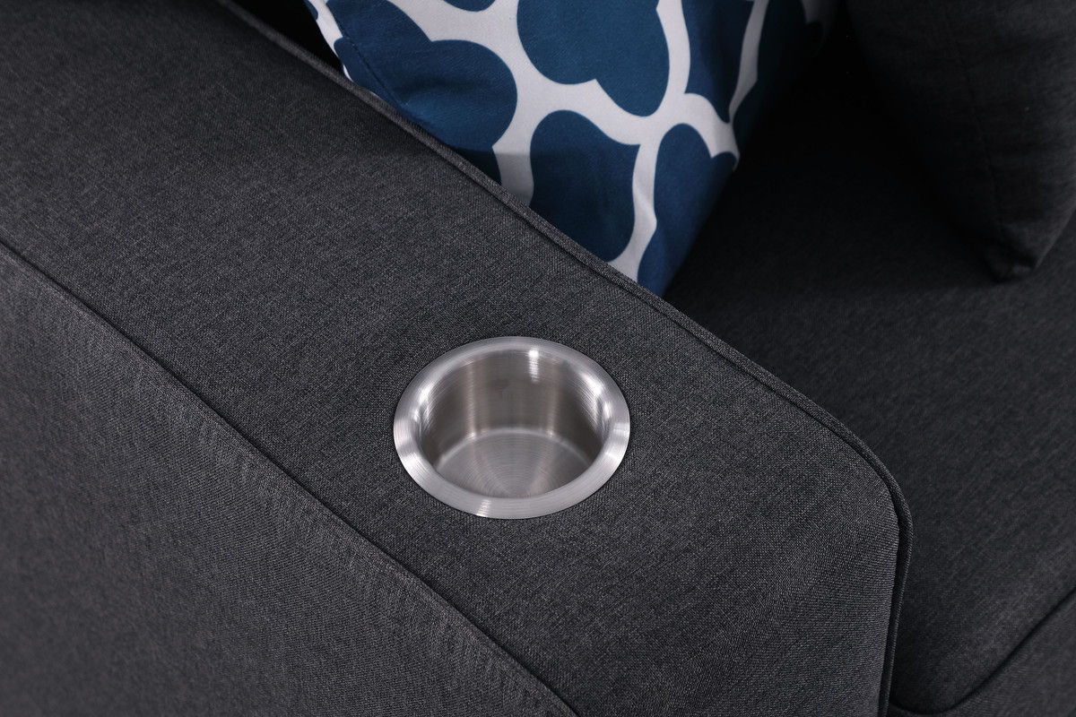 Cooper - Beautiful Sofa With Cupholder - Image 3