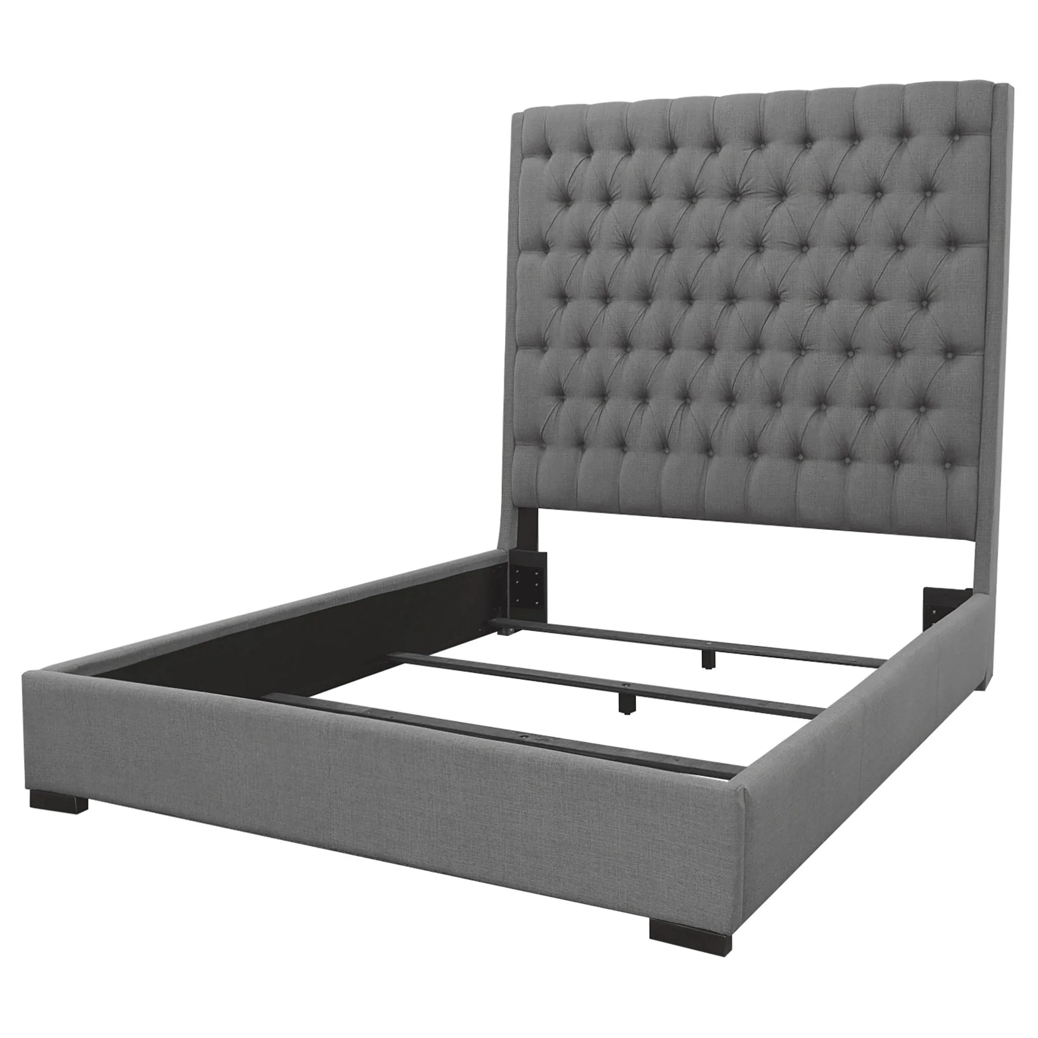 Copper - Tufted Upholstered Panel Bed - Image 4