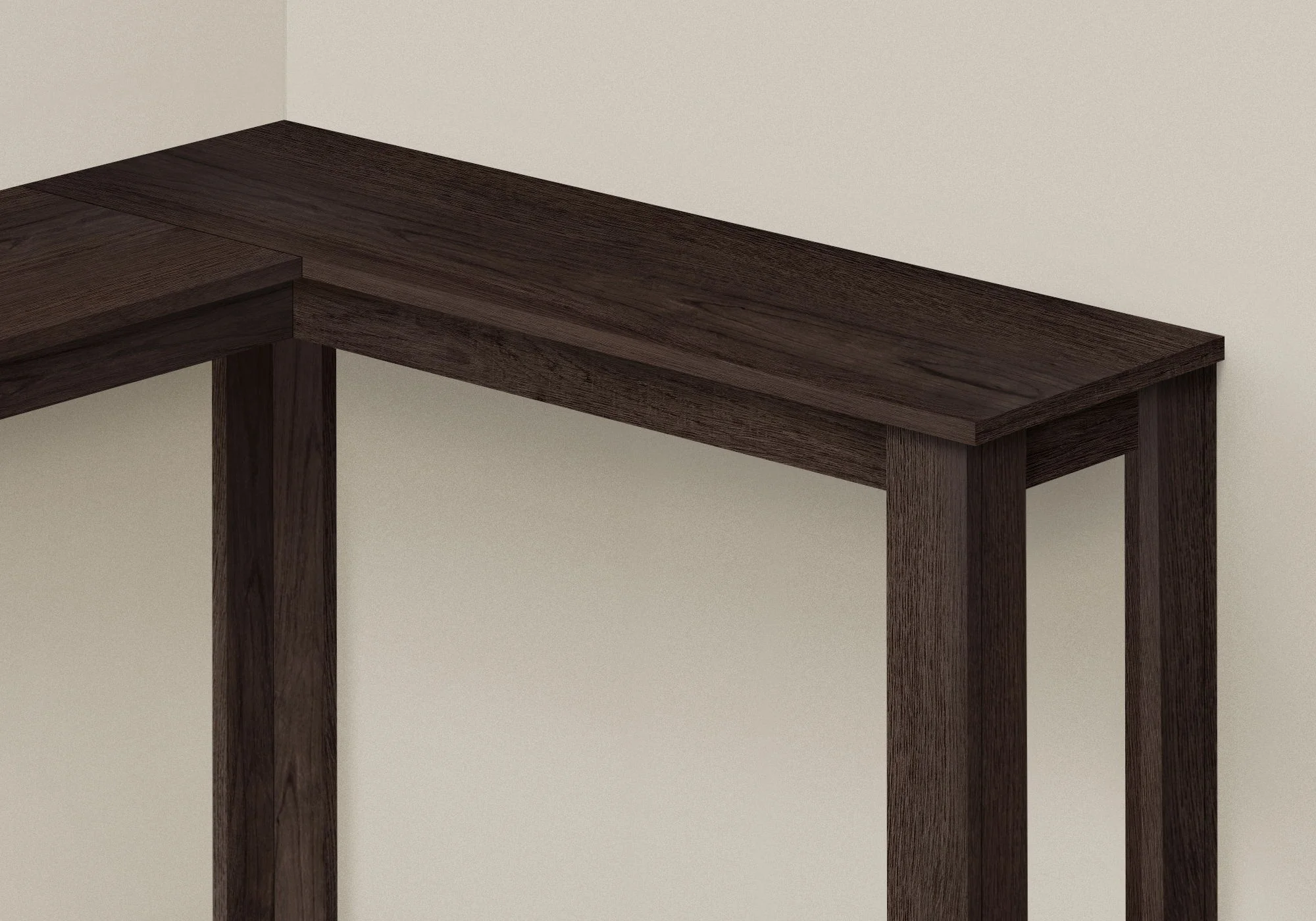 Corner Accent Console Table For Entryway, Unique Design Contemporary & Modern - Image 6