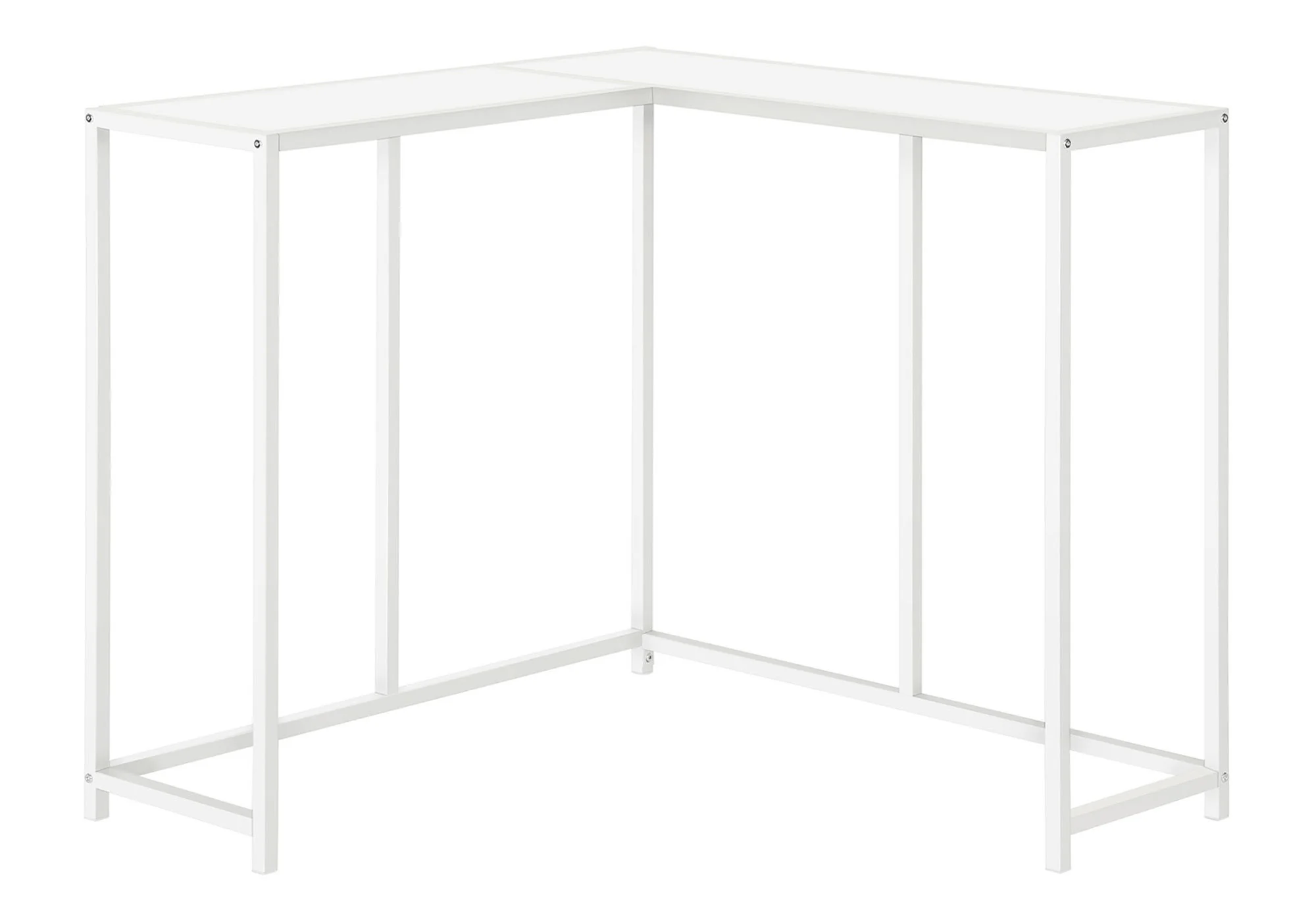 Corner Accent Console Table For Entryway, Unique L-Shaped Design - Image 20