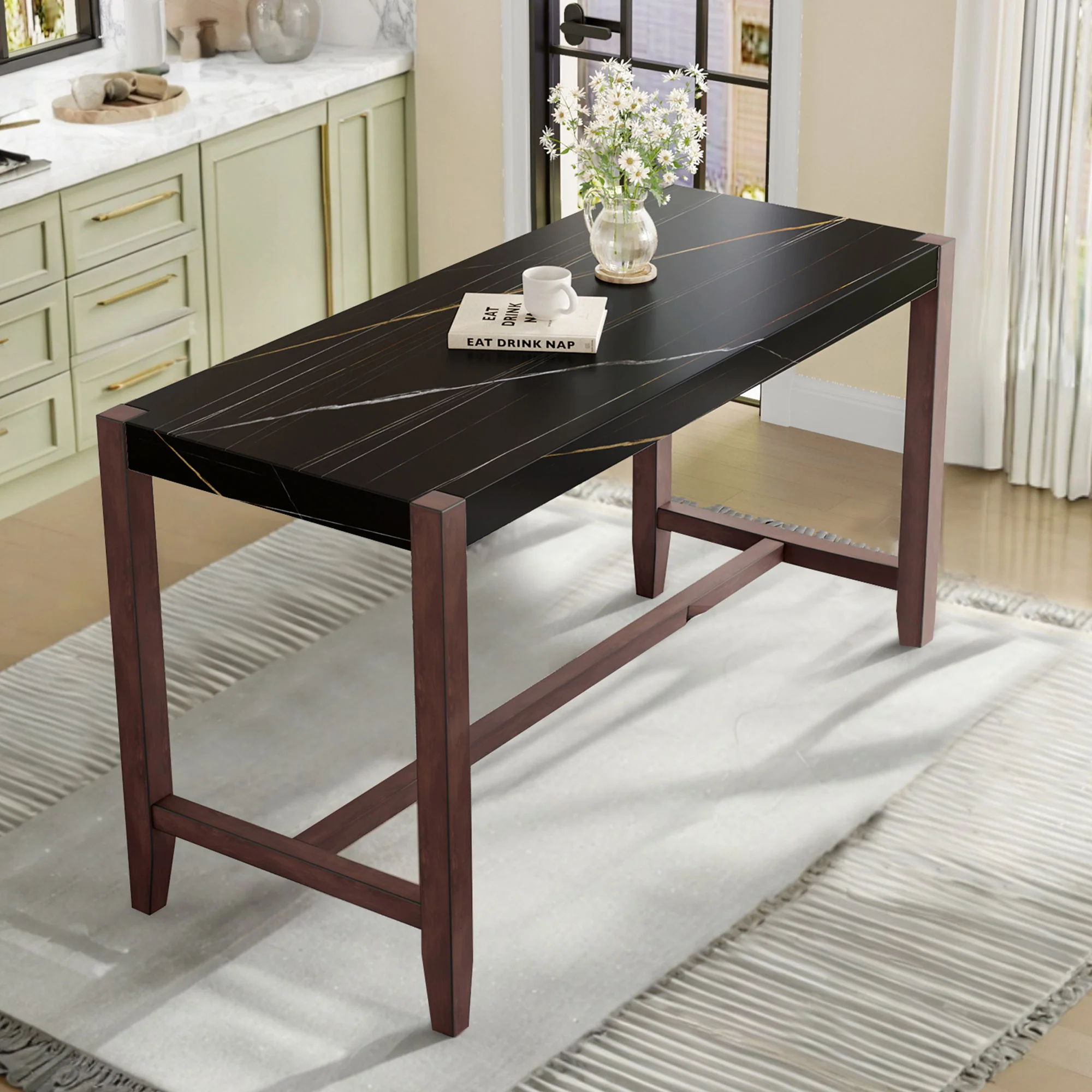 Counter Height Bar Table For Kitchen - Image 3