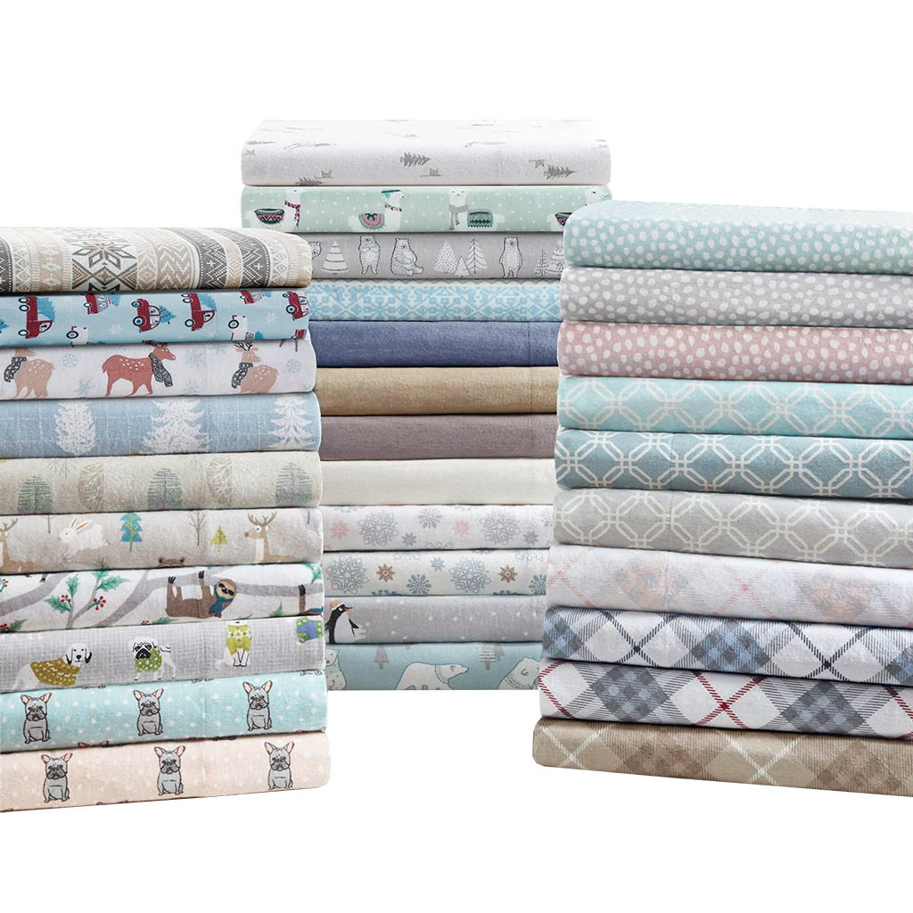 Cozy Flannel - Sheet Set - Tan Solid - Image 2