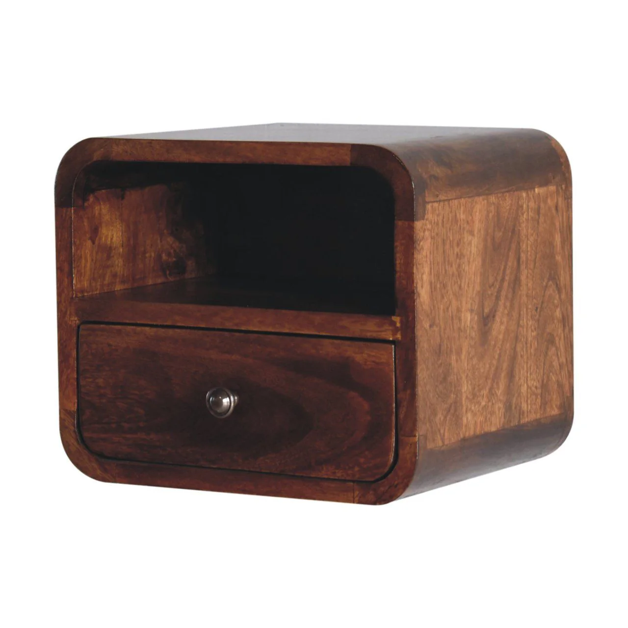 Curved Upper Slot Floating Nightstand - Image 16