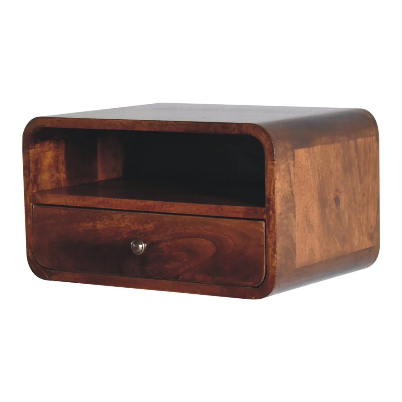 Curved Upper Slot Floating Nightstand - Image 9