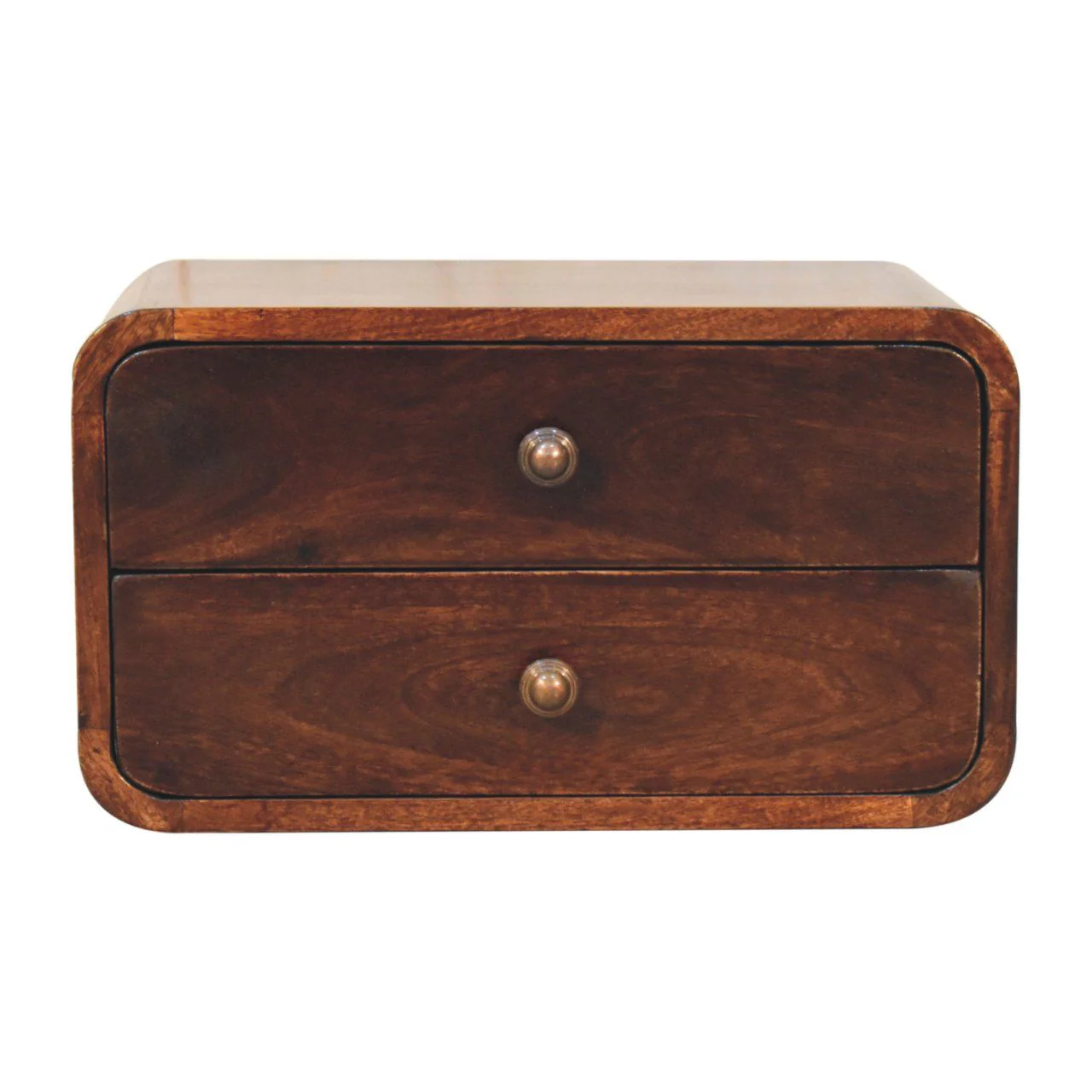Curved Wall Mounted Bedside Nightstand - Image 9