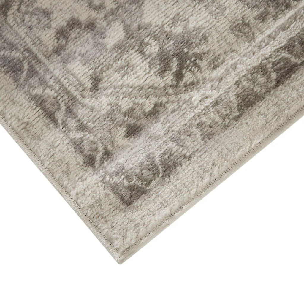 Dakota - 8' X 10' Tiled Border Area Rug - Beige / Cream - Image 2