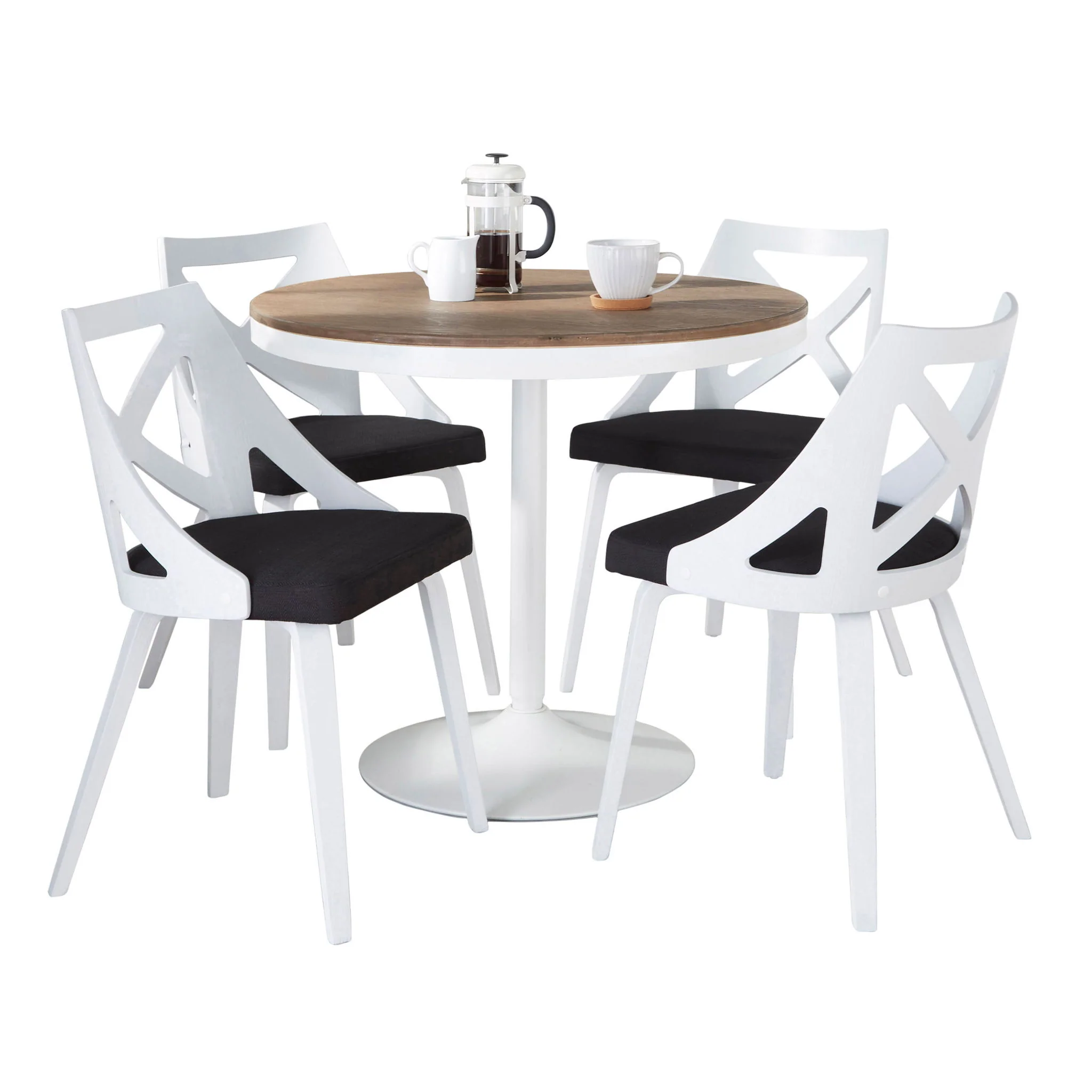 Dakota Charlotte - 5 Piece Contemporary Design Dining Set - Image 6