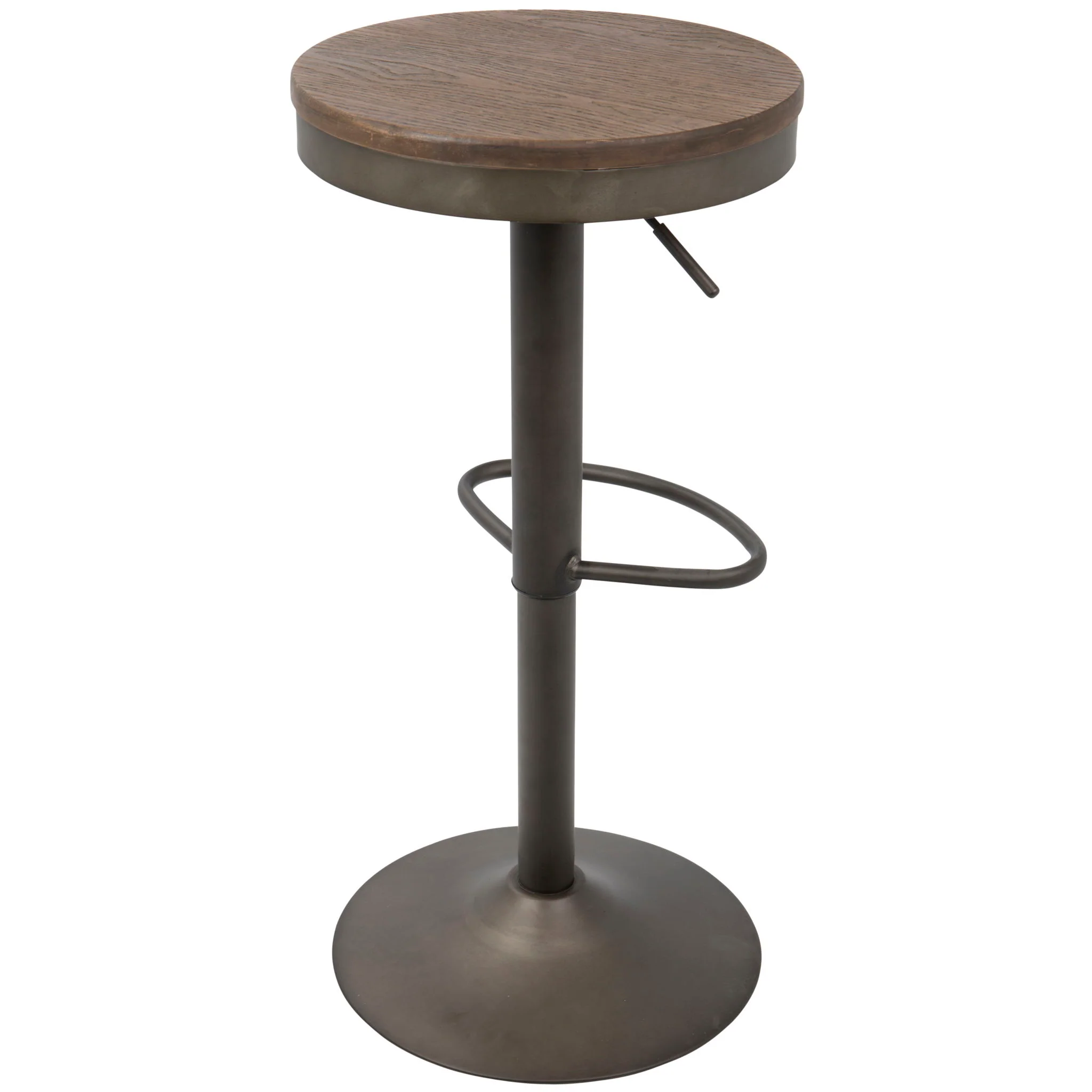 Dakota - Industrial Design Adjustable Barstool (Set of 2) - Image 3