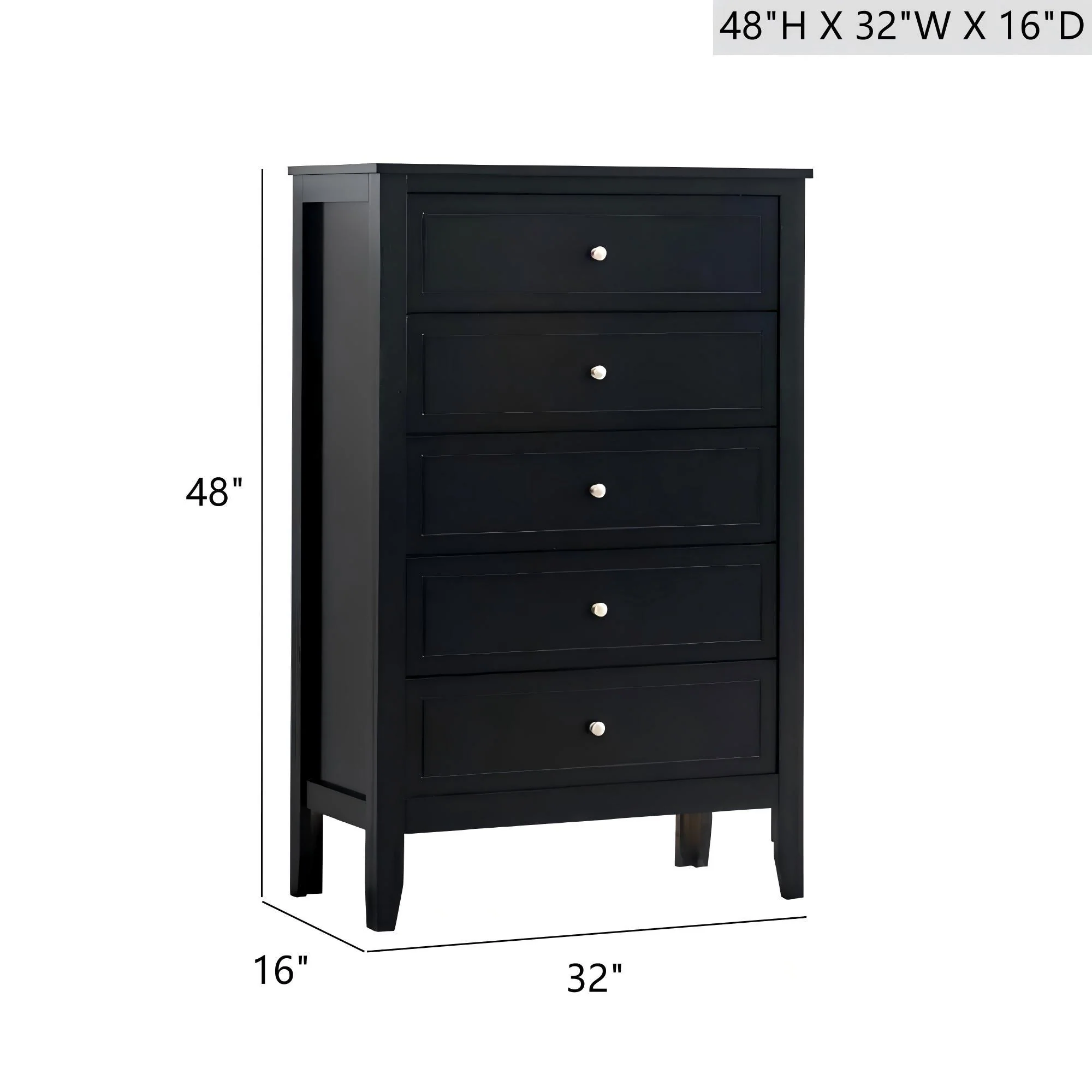 Daniel - Chest, 5 Drawer Storage Unit - Image 22