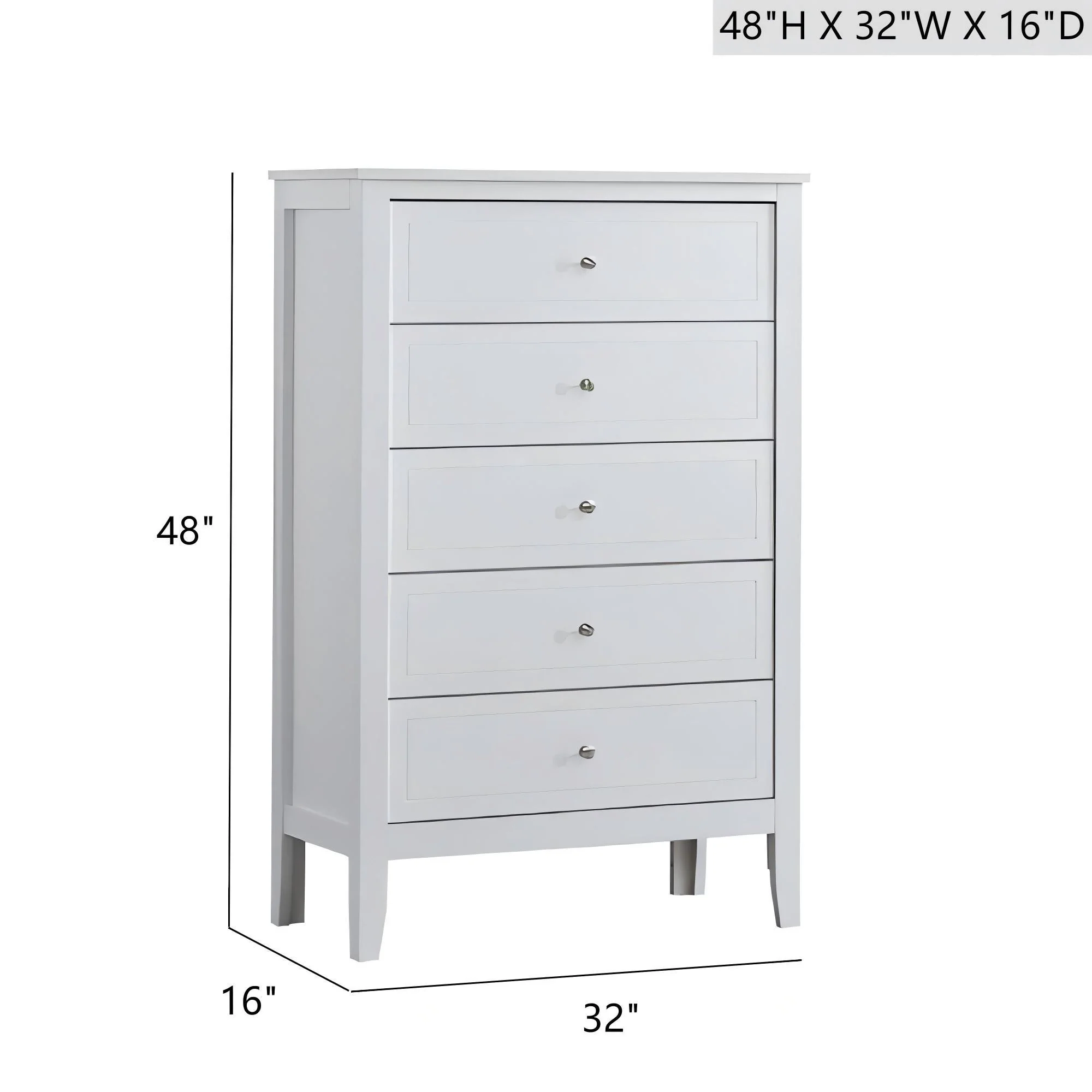 Daniel - Chest, 5 Drawer Storage Unit - Image 7