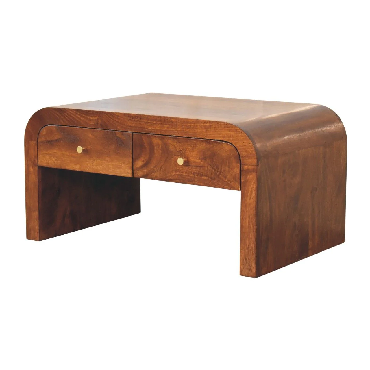 Darcy - Coffee Table, 2 Drawer - Chestnut - Image 2