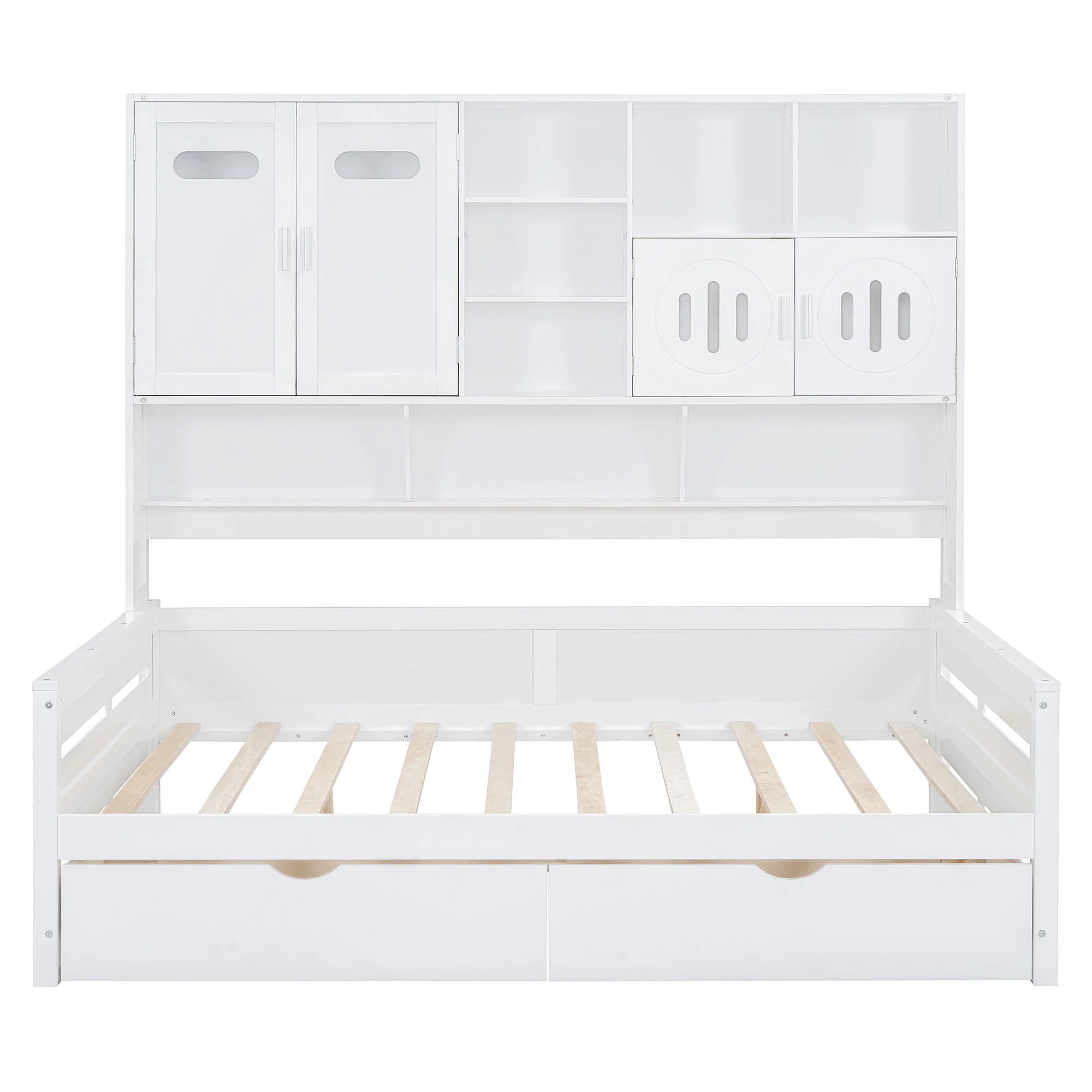 Daybed With All-In-One Cabinet And Shelf - Image 17