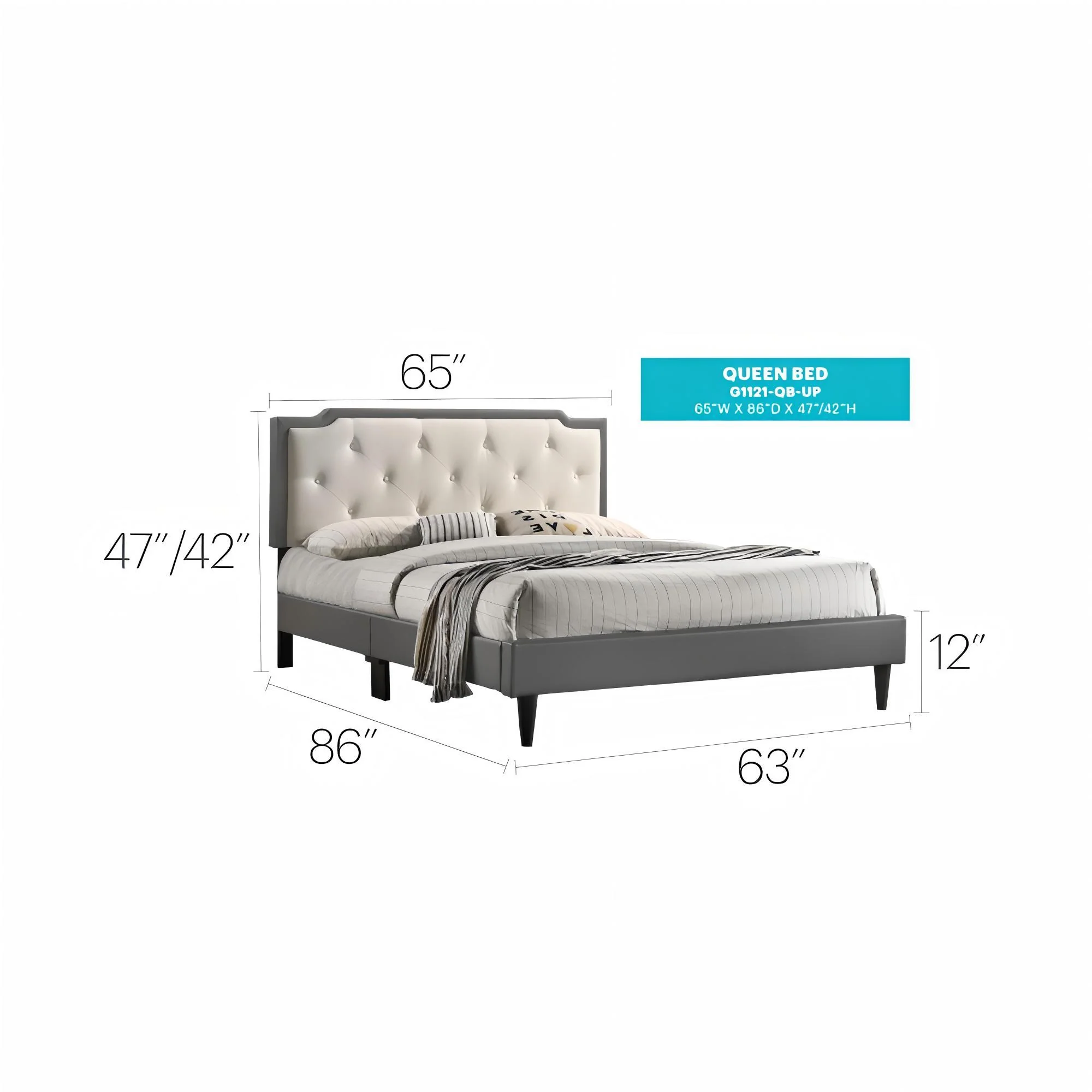 Bed (All in One Box) - Two Tone - Image 8