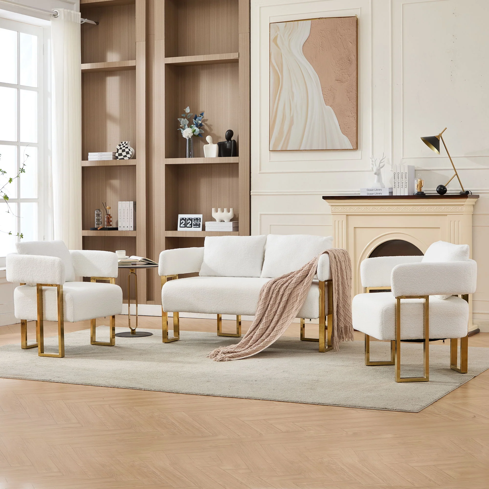 Decorative Upholstered Side Chair For Living Room - Image 22