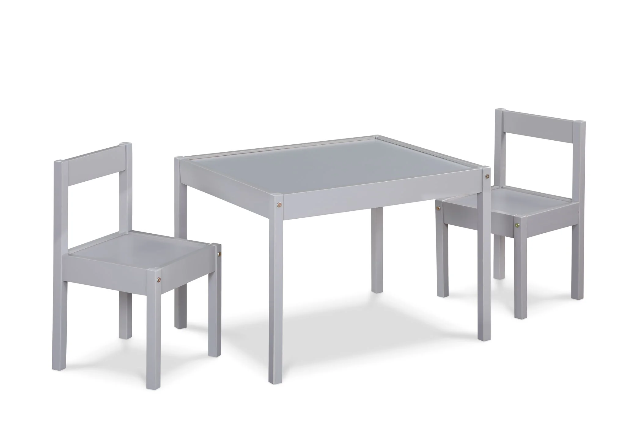 Della - 3-Piece Solid Wood Kids Table & Two Chair Set - Image 3