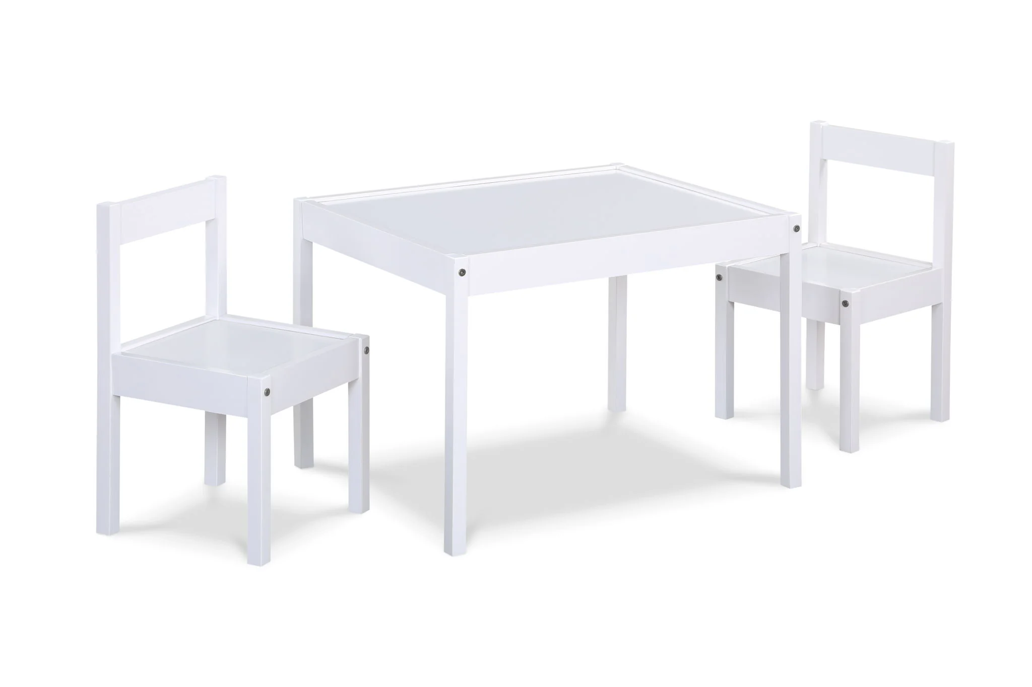 Della - 3-Piece Solid Wood Kids Table & Two Chair Set - Image 4