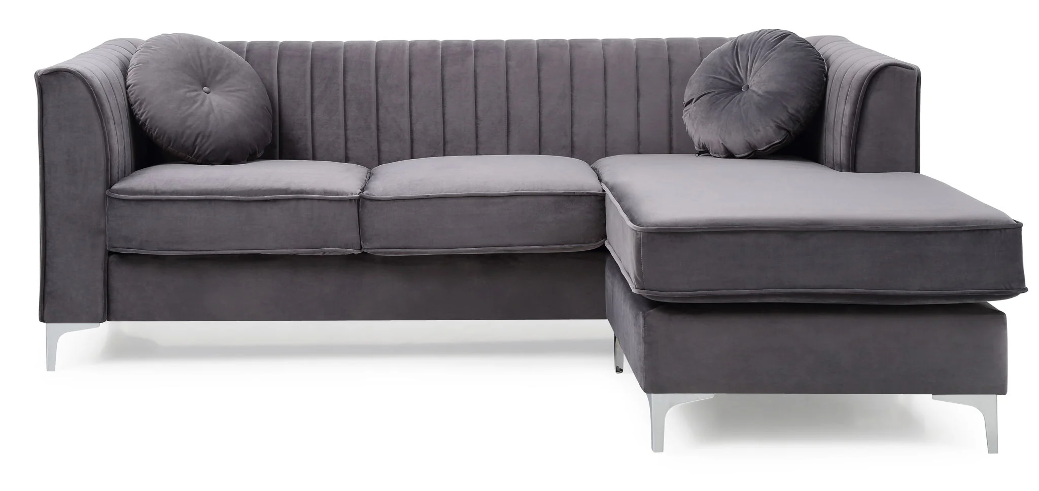Delray - Micro Suede Sofa Chaise - Image 6