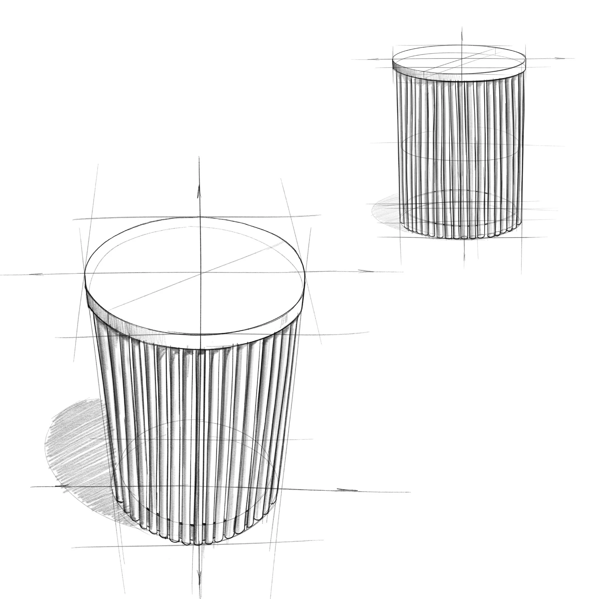 Demy - Handcrafted Metal Accent Table - Image 7