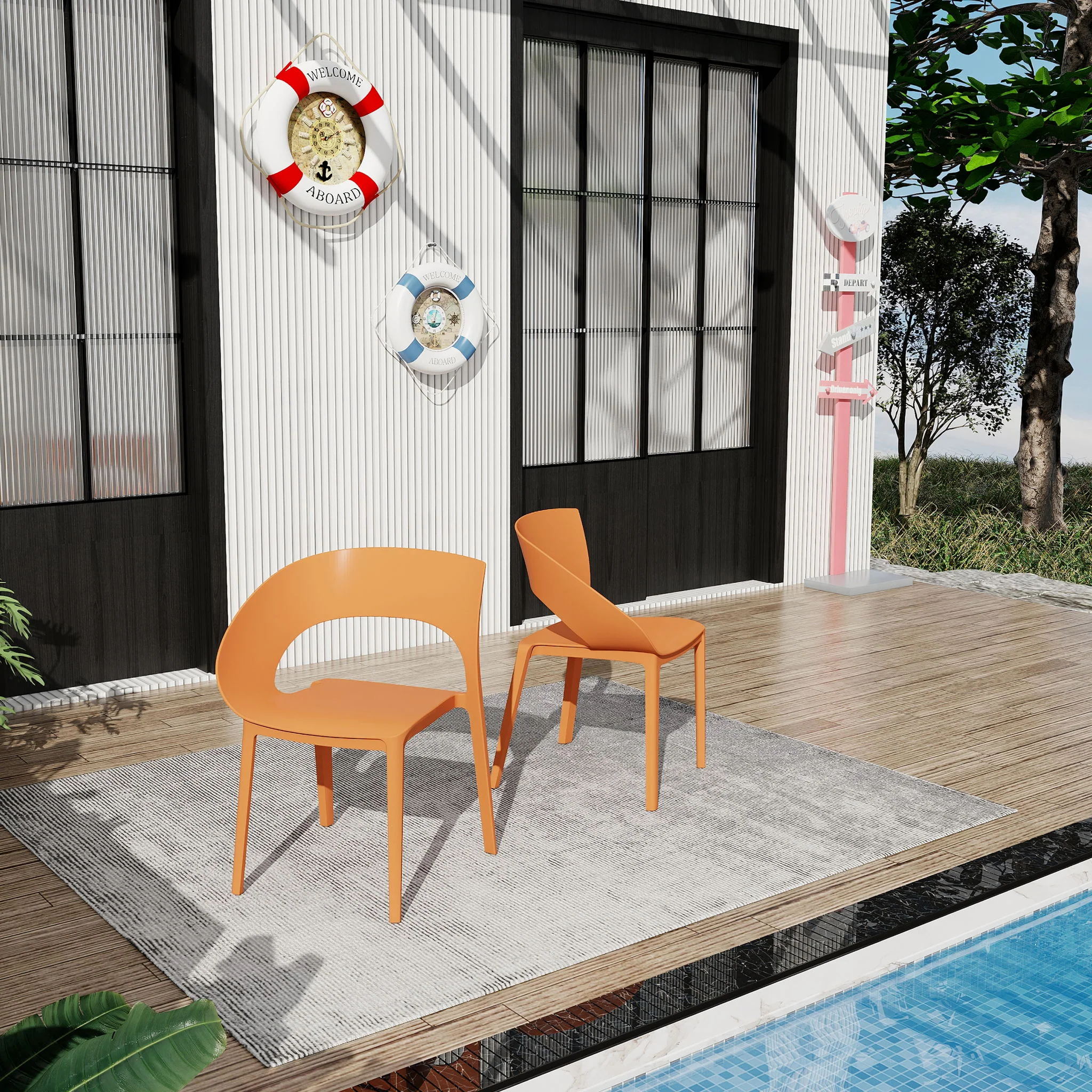 Designed Single Chair, UV Resistant, Waterproof And Wear Resistant - Image 8