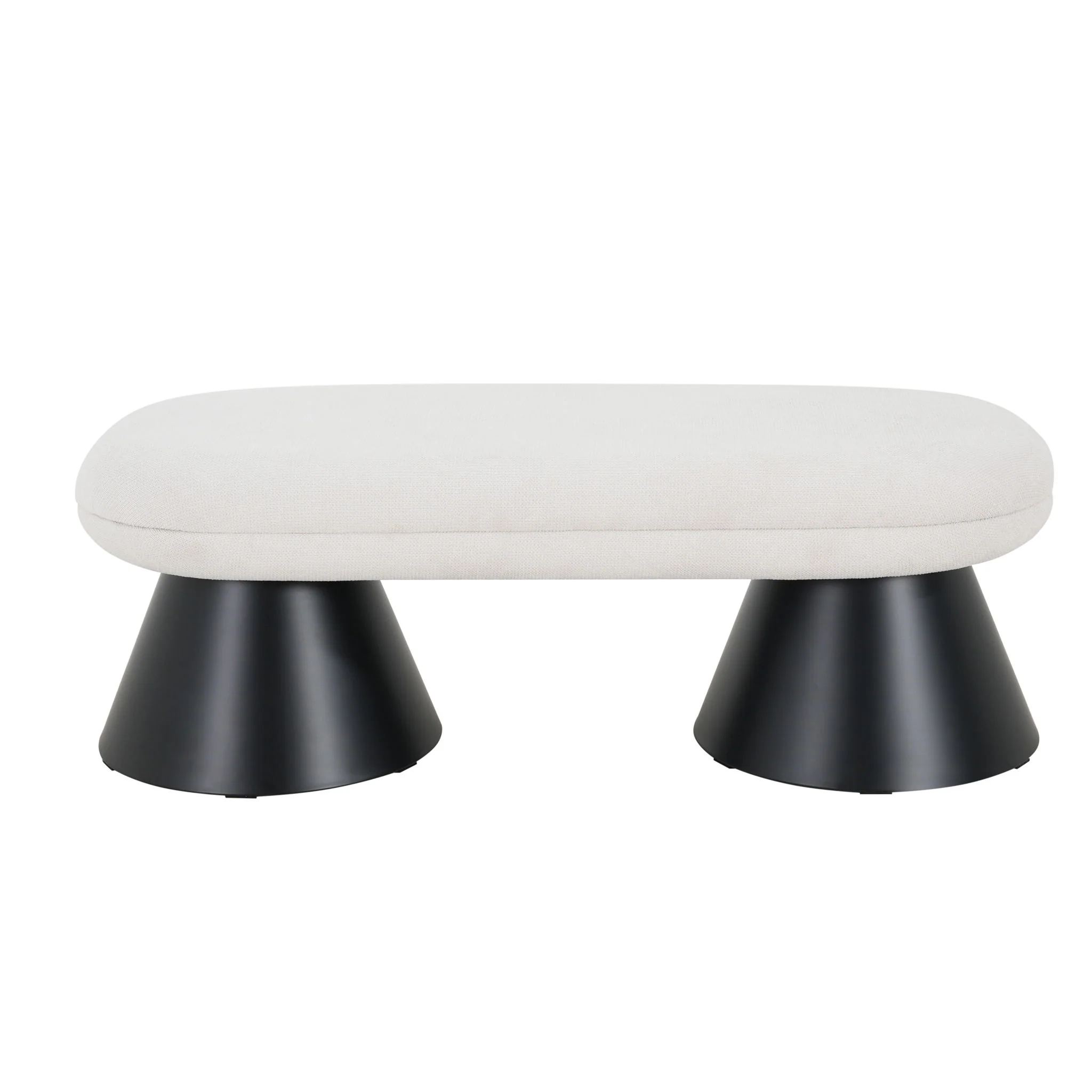 Dining Bench Upholstered For Dining Room - Beige