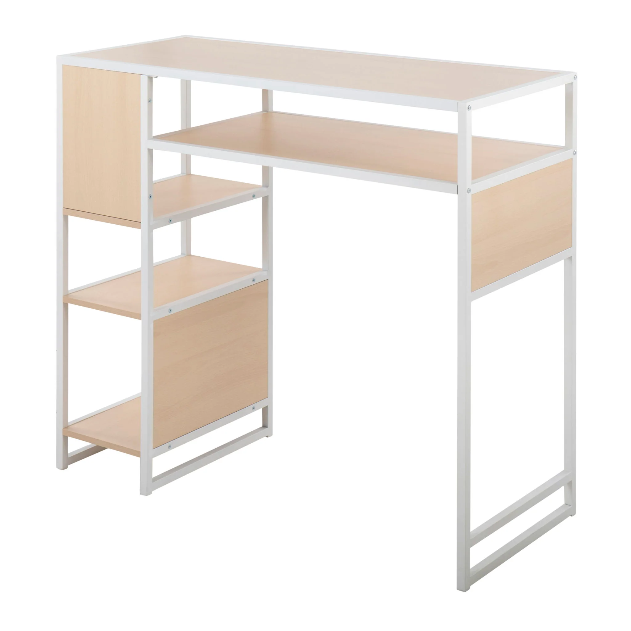 Display - Farmhouse Bar Height Table With Storage Space - Image 3