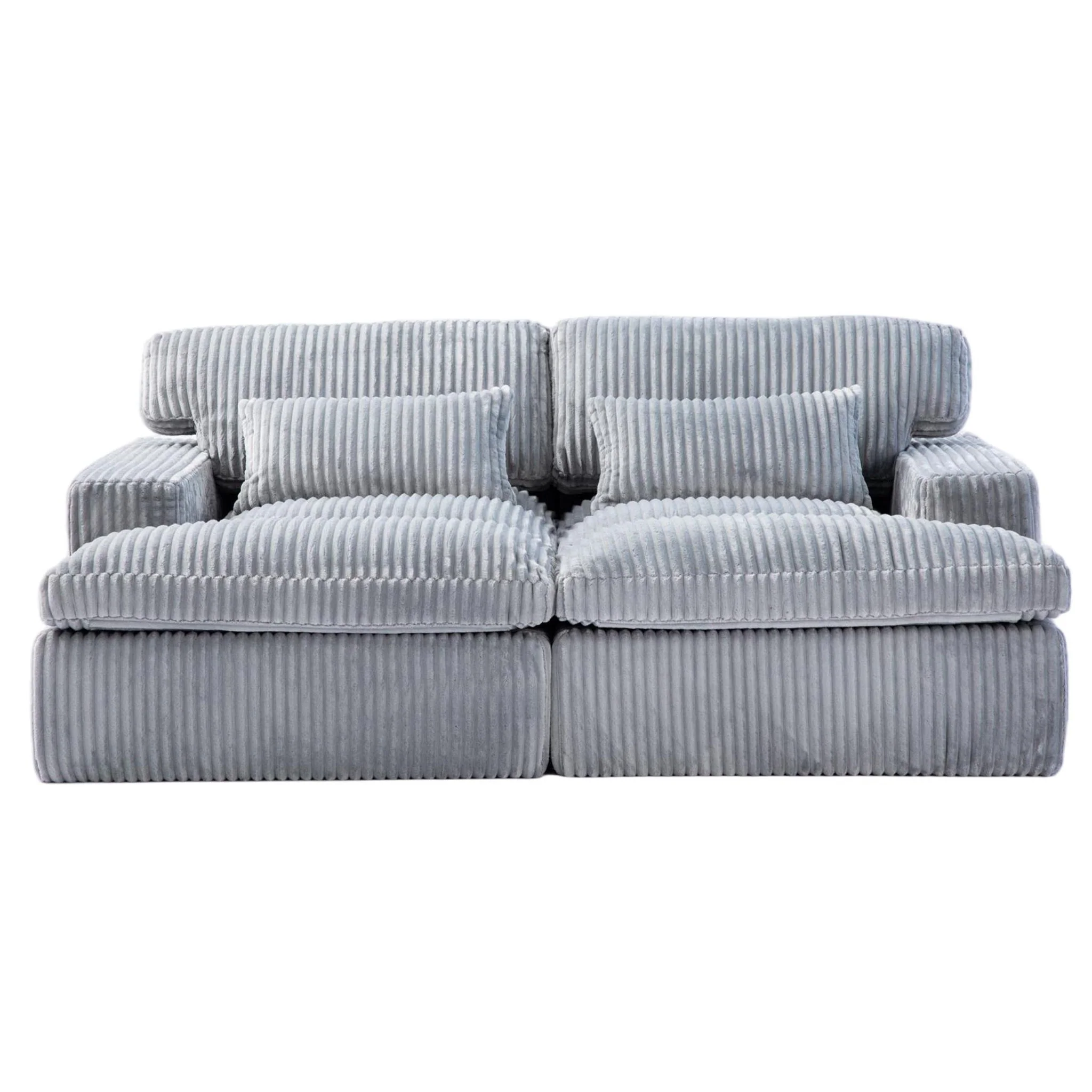 Double Chaise Lounge Chair, Oversized Upholstered Sleeper Cloud Couch - Image 2