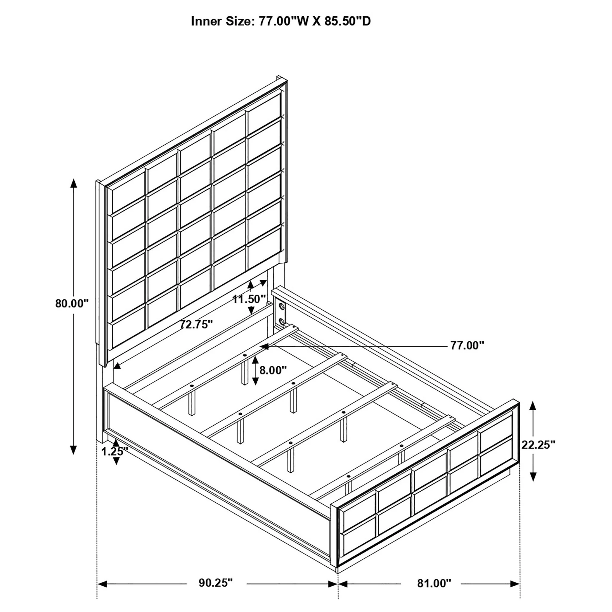 Drea - Panel Bed - Image 11